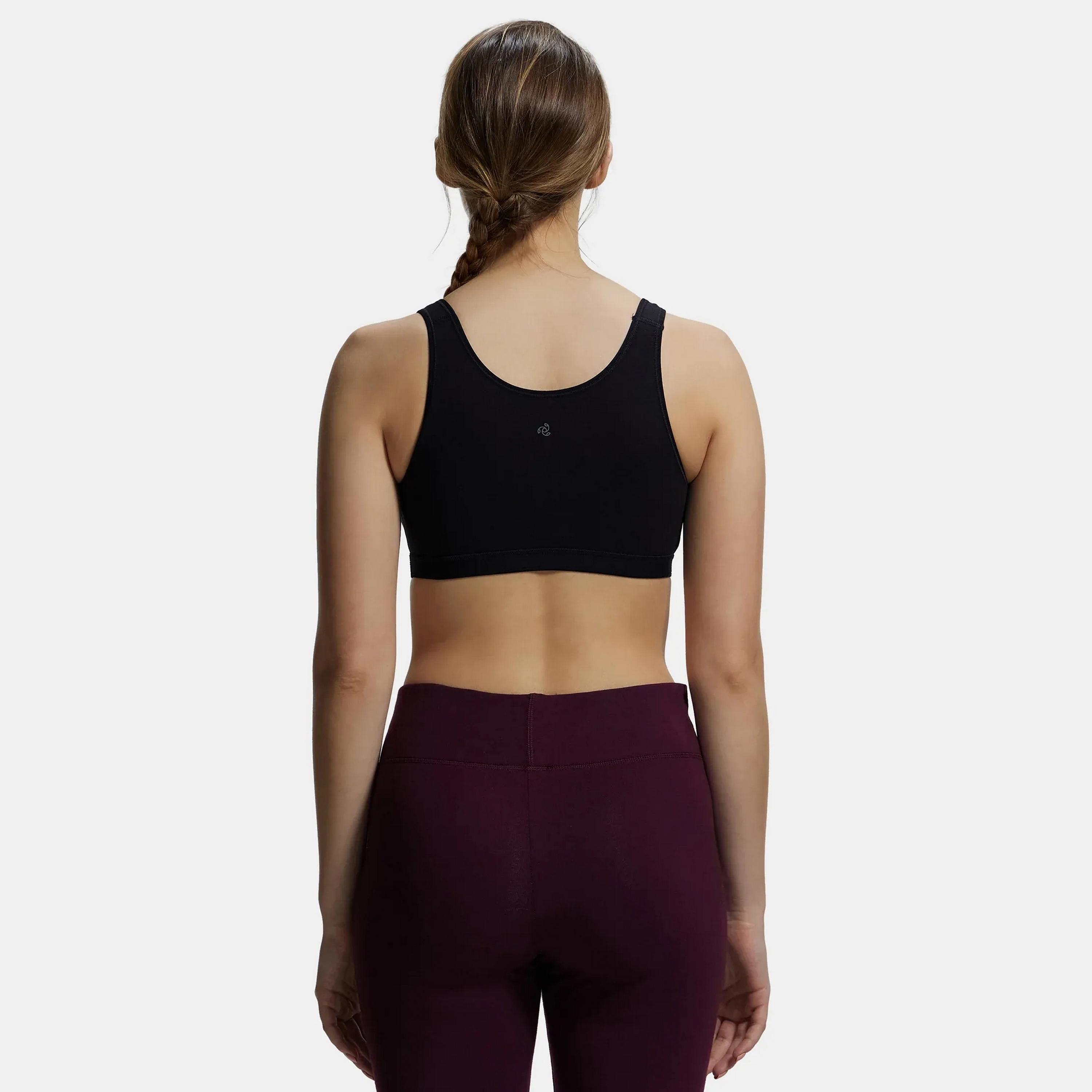 حمالة صدر رياضية نسائية سادة غير مبطنة بدون أسلاك من جوكي-women-clothing-sportswearandactivewear-sportsbras-image-8