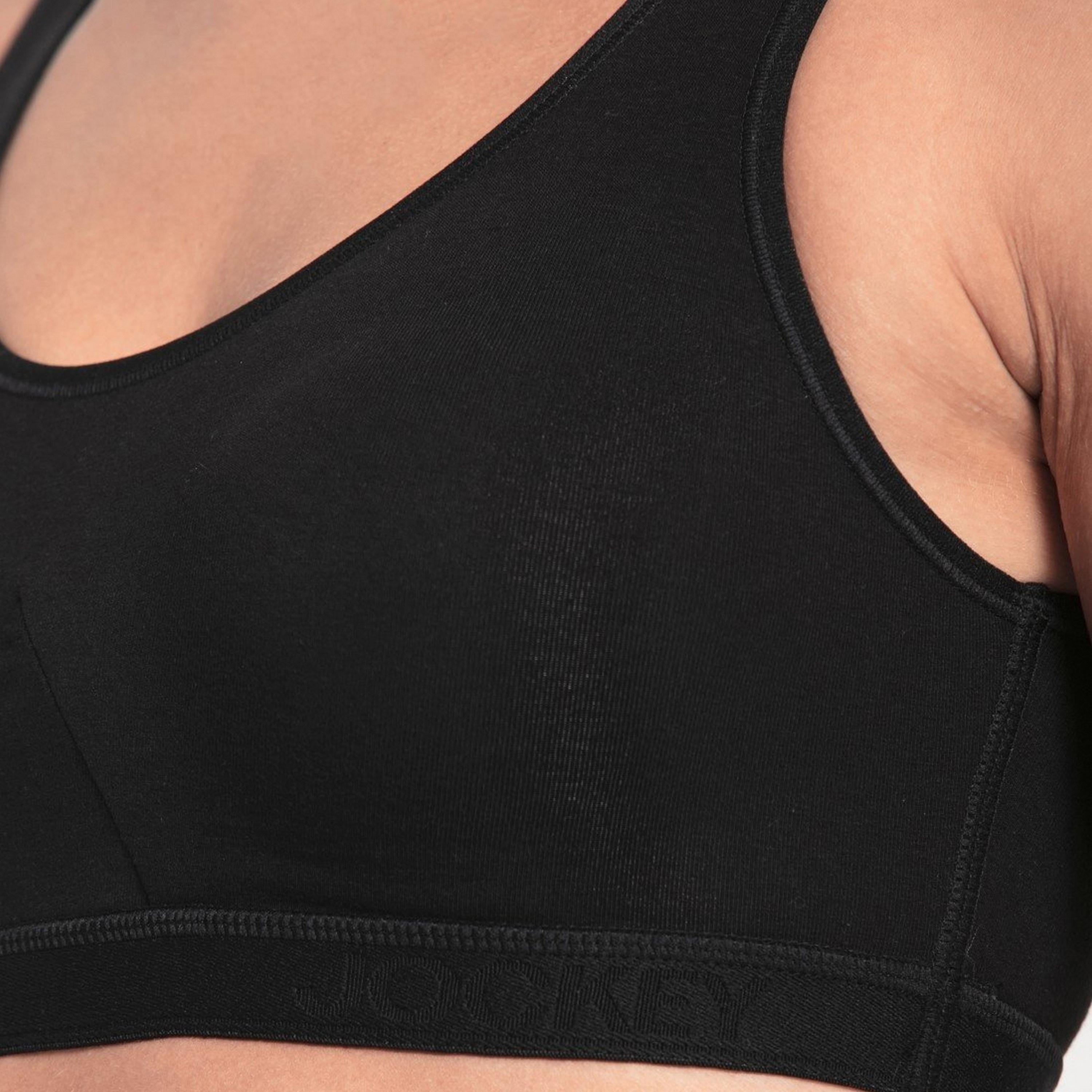 حمالة صدر رياضية نسائية سادة غير مبطنة بدون أسلاك من جوكي-women-clothing-sportswearandactivewear-sportsbras-image-11