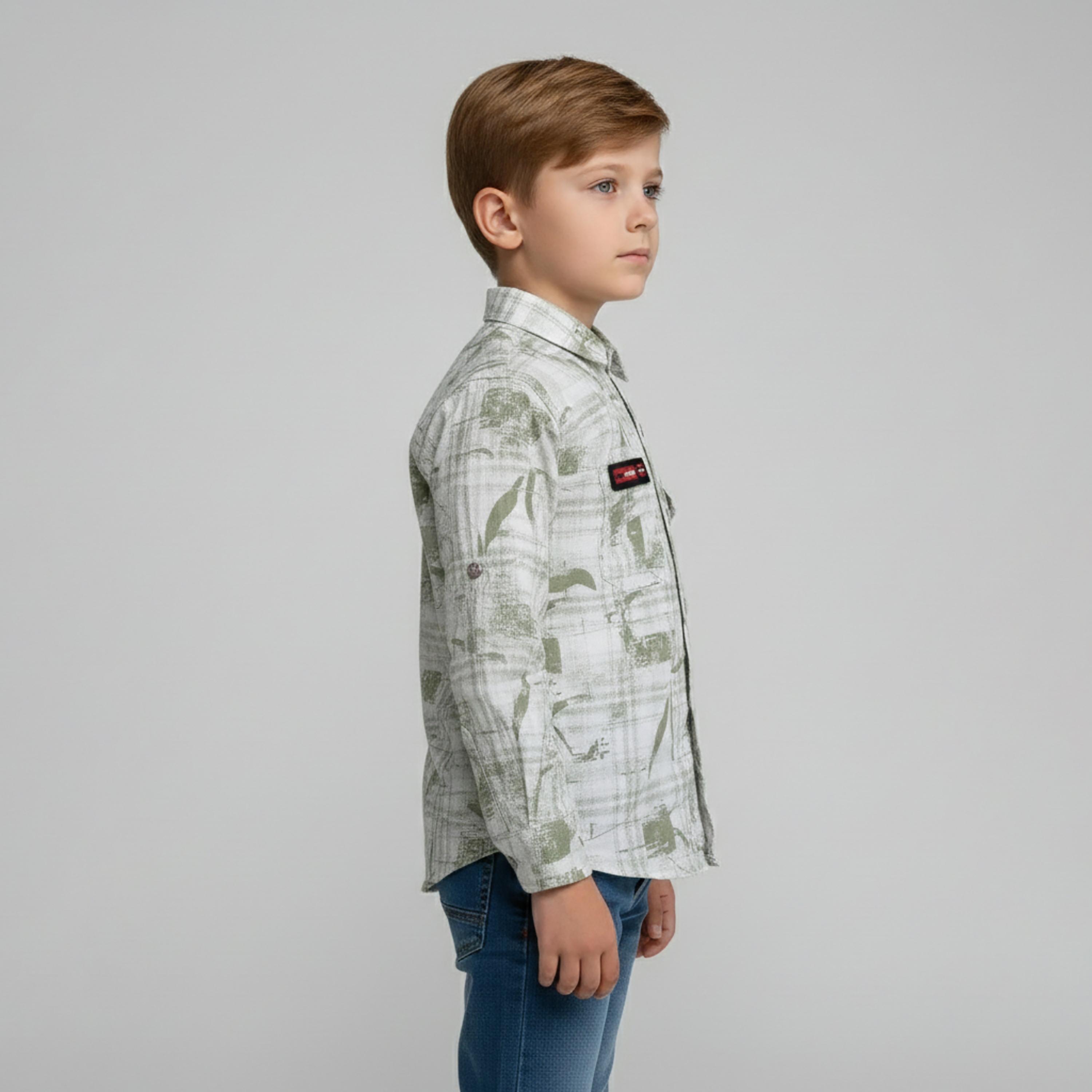 قميص كاجوال بأكمام طويلة وطبعات تجريدية من بيبيكلو-boys-clothing-shirts-image-2