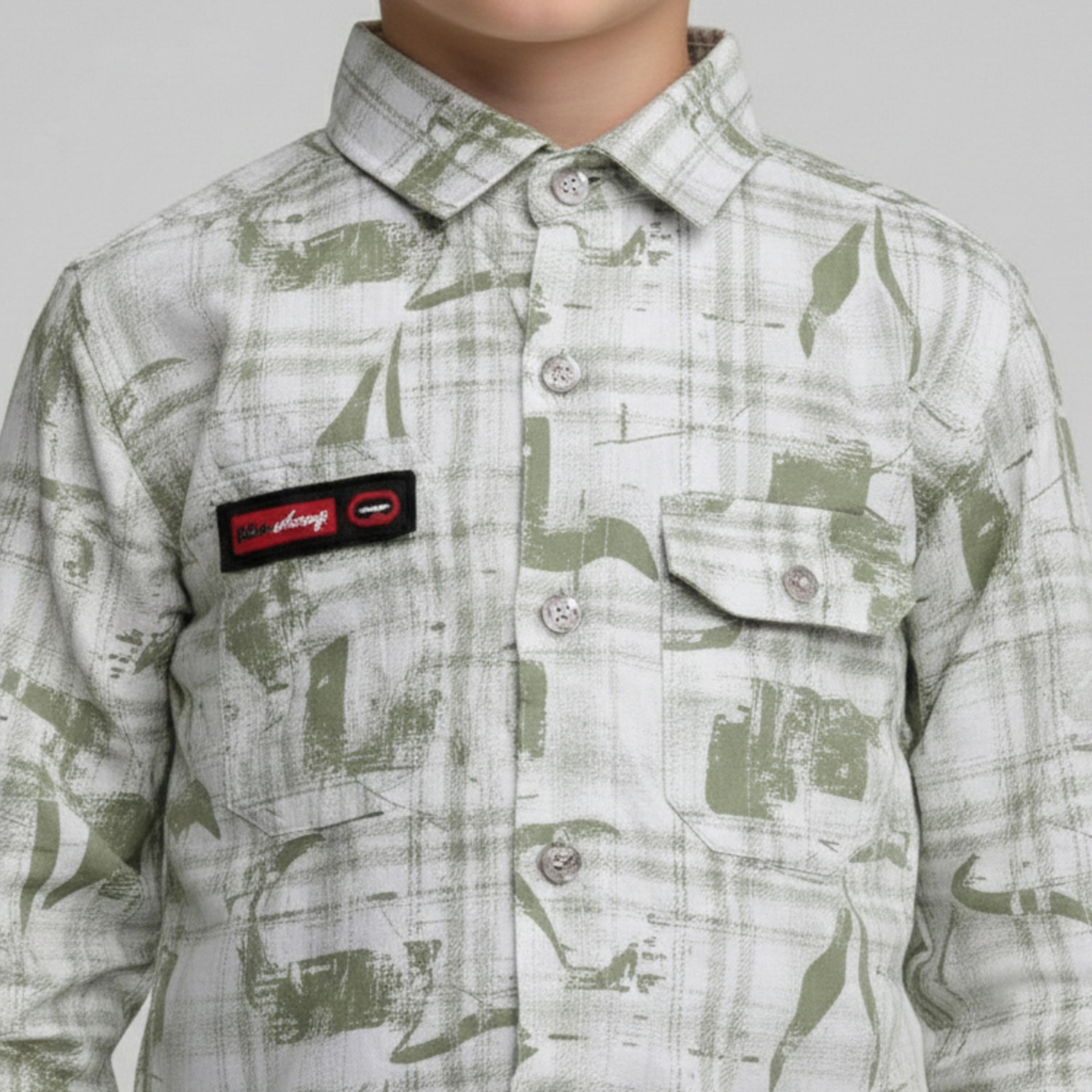 قميص كاجوال بأكمام طويلة وطبعات تجريدية من بيبيكلو-boys-clothing-shirts-image-5