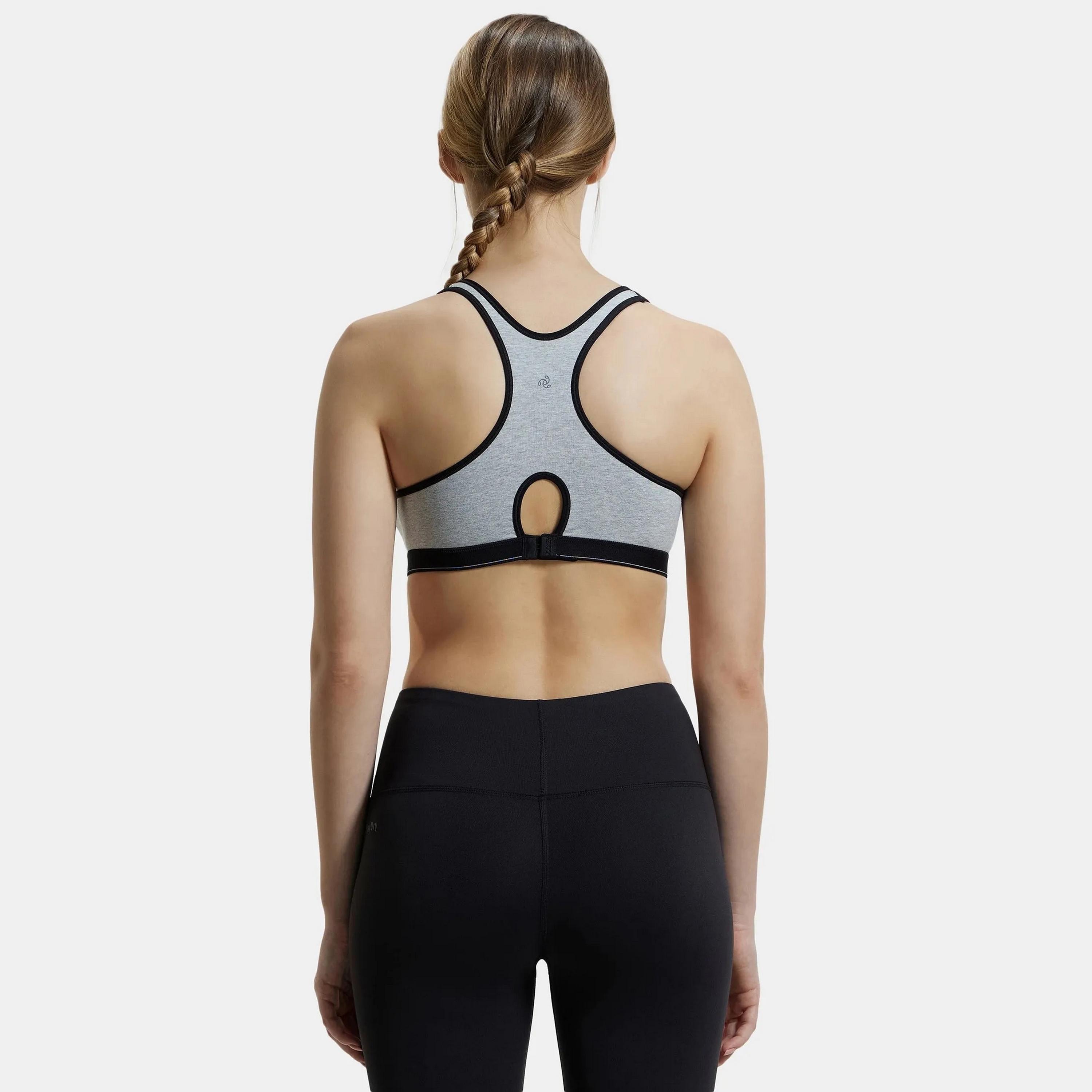 حمالة صدر رياضية نسائية ملونة غير مبطنة بدون أسلاك من جوكي-women-clothing-sportswearandactivewear-sportsbras-image-2