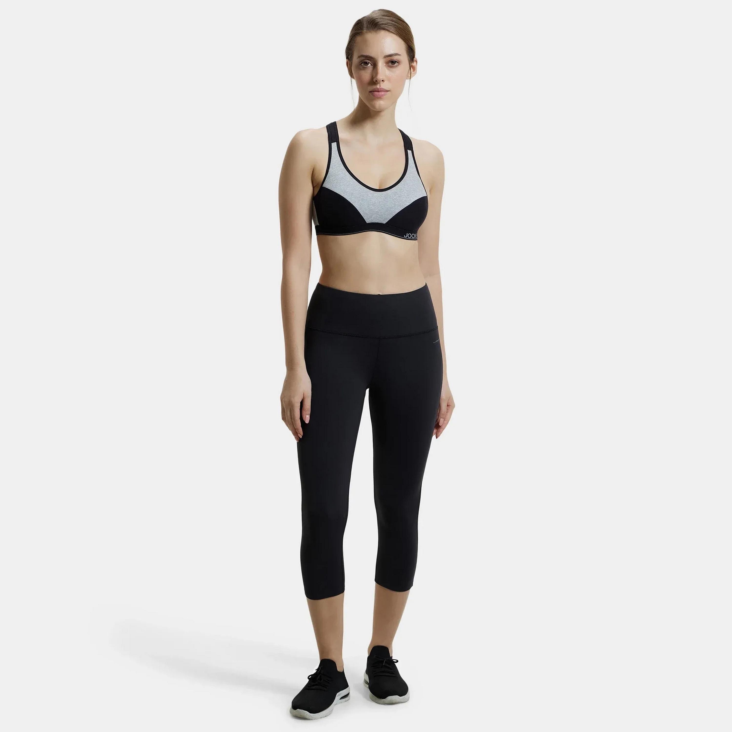 حمالة صدر رياضية نسائية ملونة غير مبطنة بدون أسلاك من جوكي-women-clothing-sportswearandactivewear-sportsbras-image-5