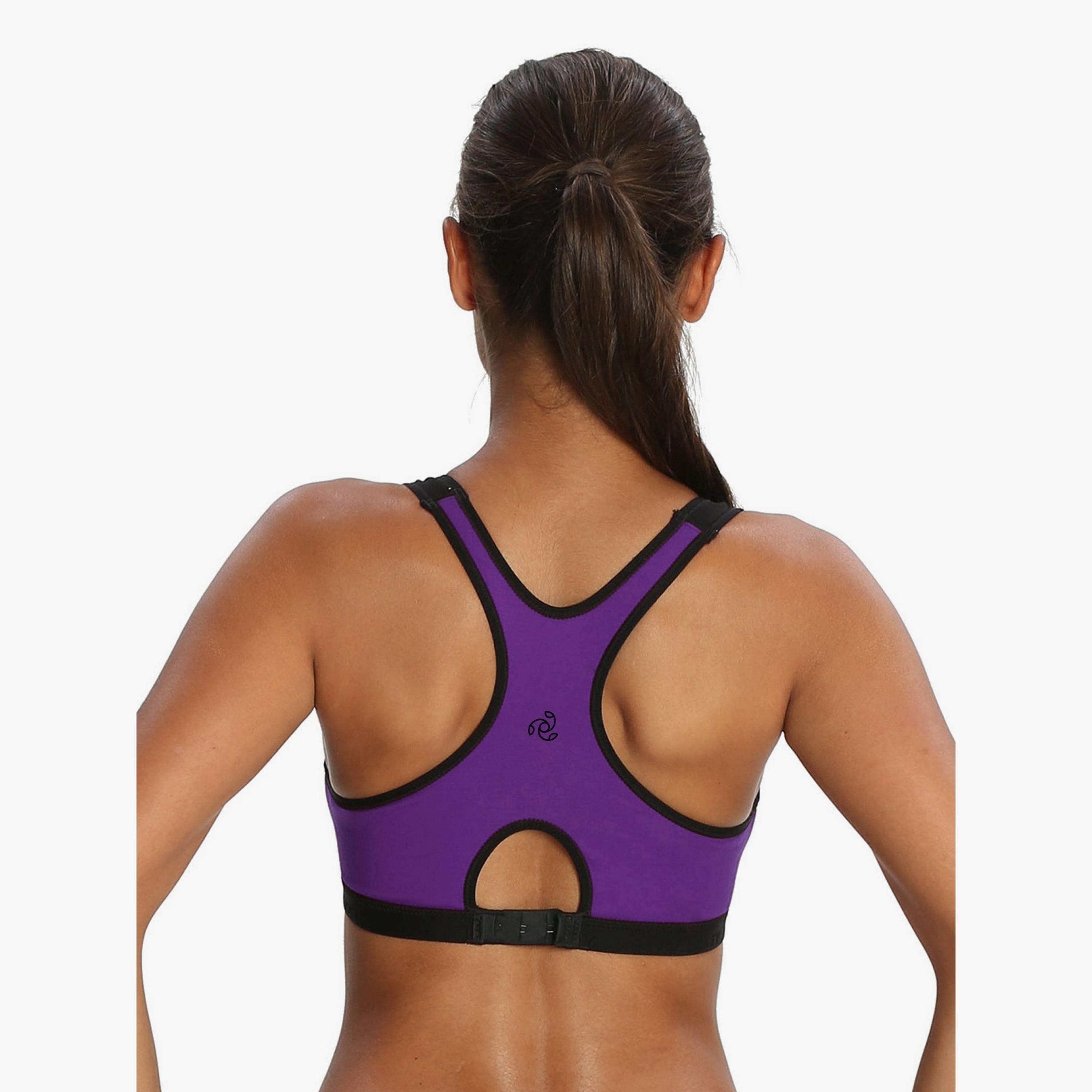 حمالة صدر رياضية نسائية ملونة غير مبطنة بدون أسلاك من جوكي-women-clothing-sportswearandactivewear-sportsbras-image-12