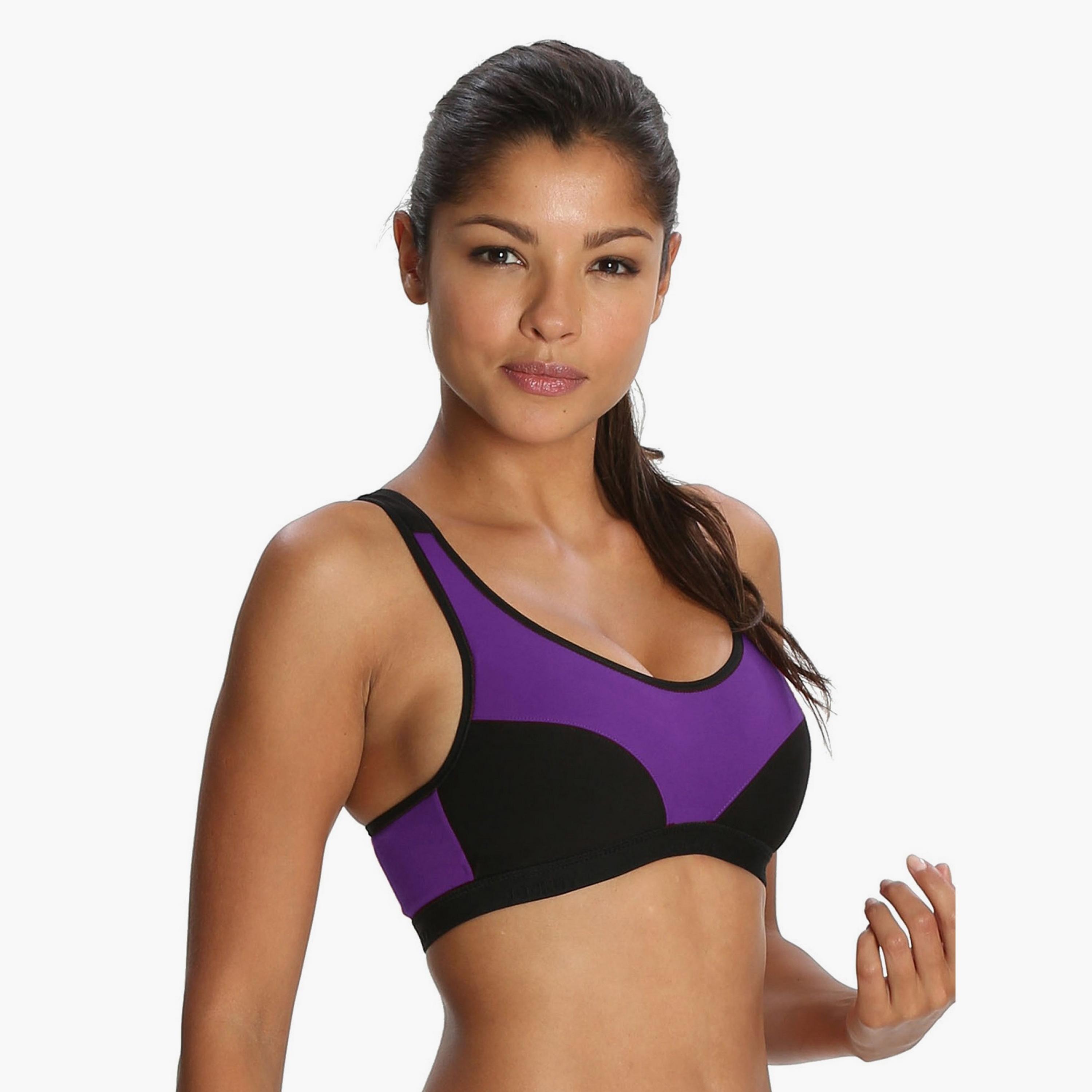 حمالة صدر رياضية نسائية ملونة غير مبطنة بدون أسلاك من جوكي-women-clothing-sportswearandactivewear-sportsbras-image-13