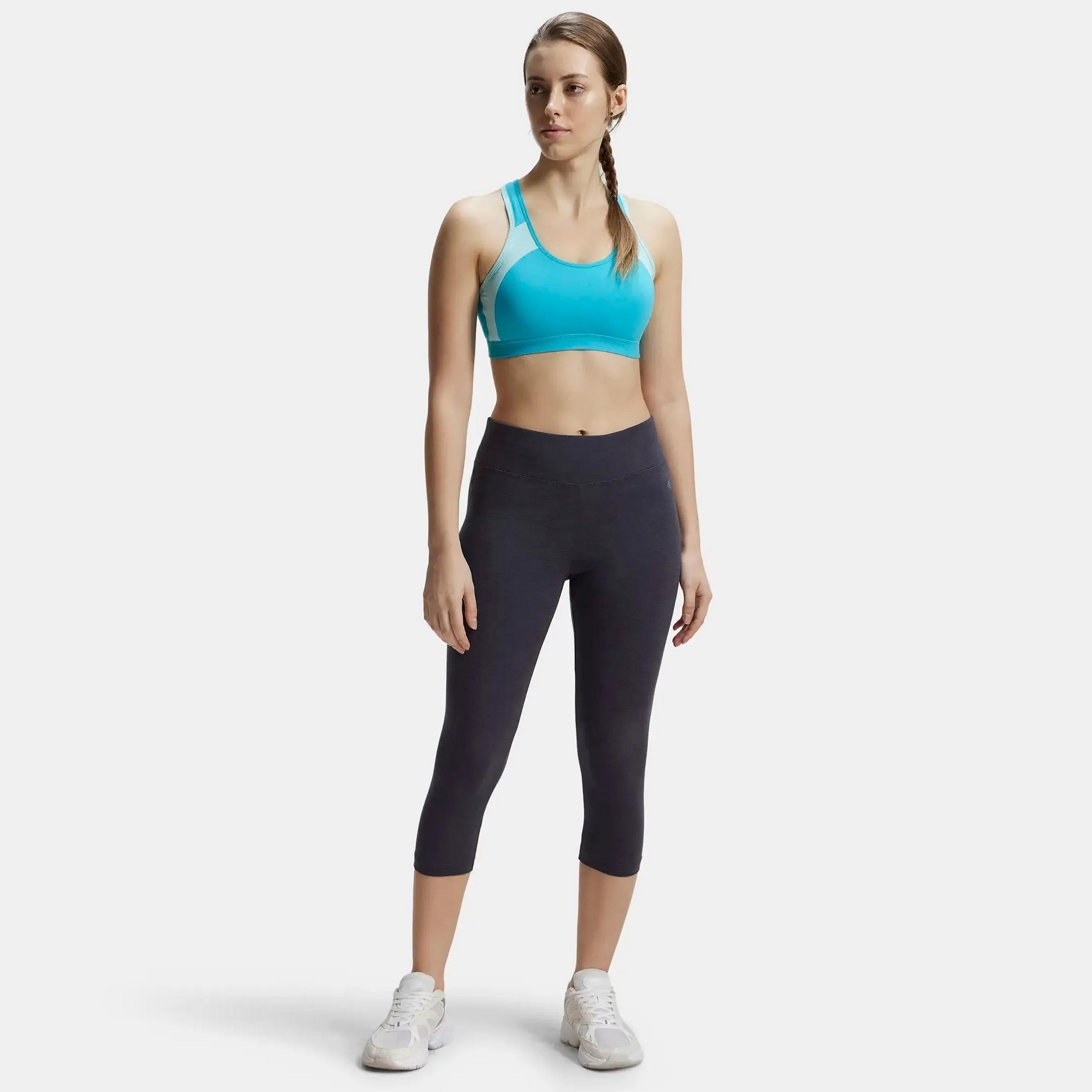 حمالة صدر رياضية نسائية ملونة غير مبطنة بدون أسلاك من جوكي-women-clothing-sportswearandactivewear-sportsbras-image-5