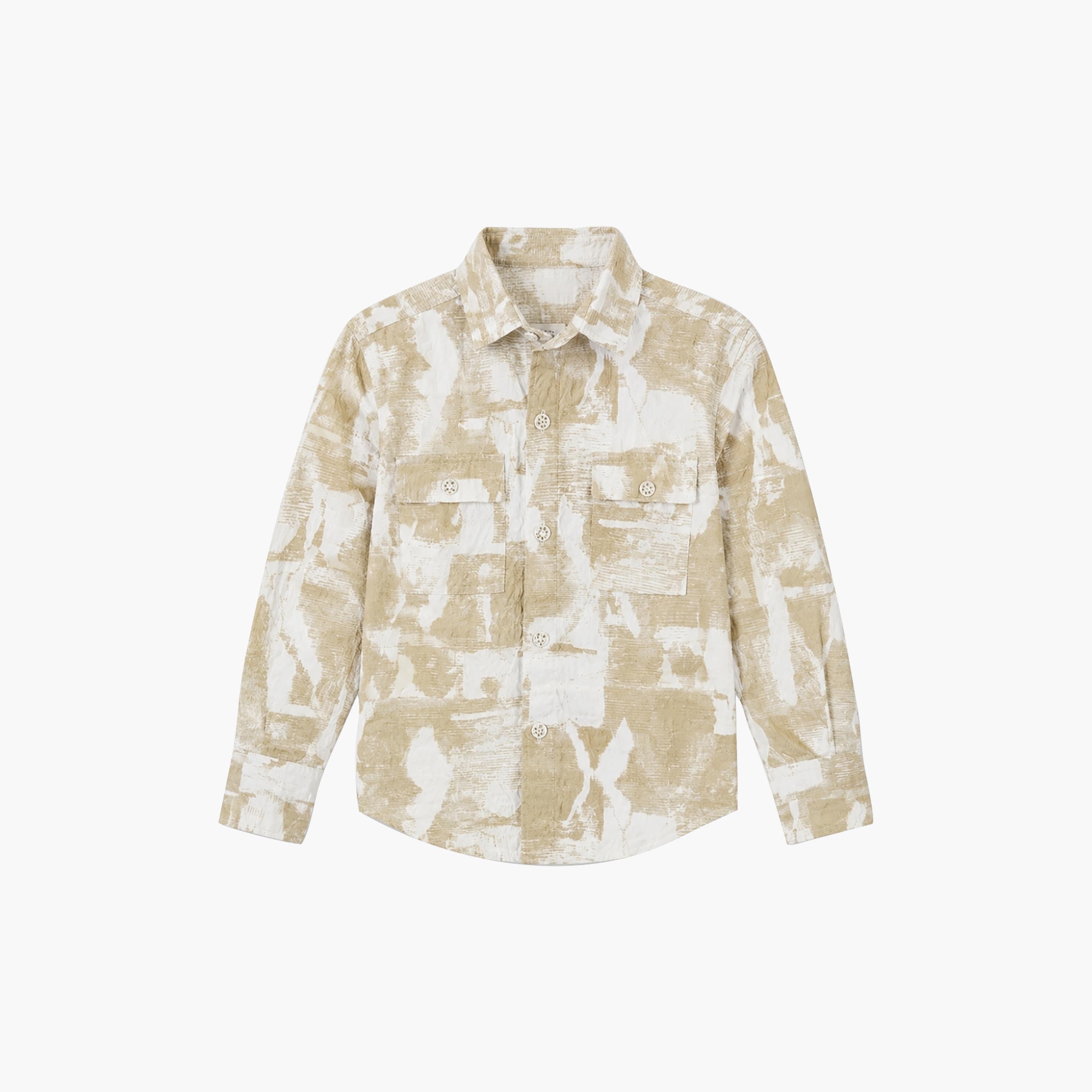 Babyqlo Abstract Print Long Sleeve Pocketed Casual Shirt-boys-clothing-shirts-image-6