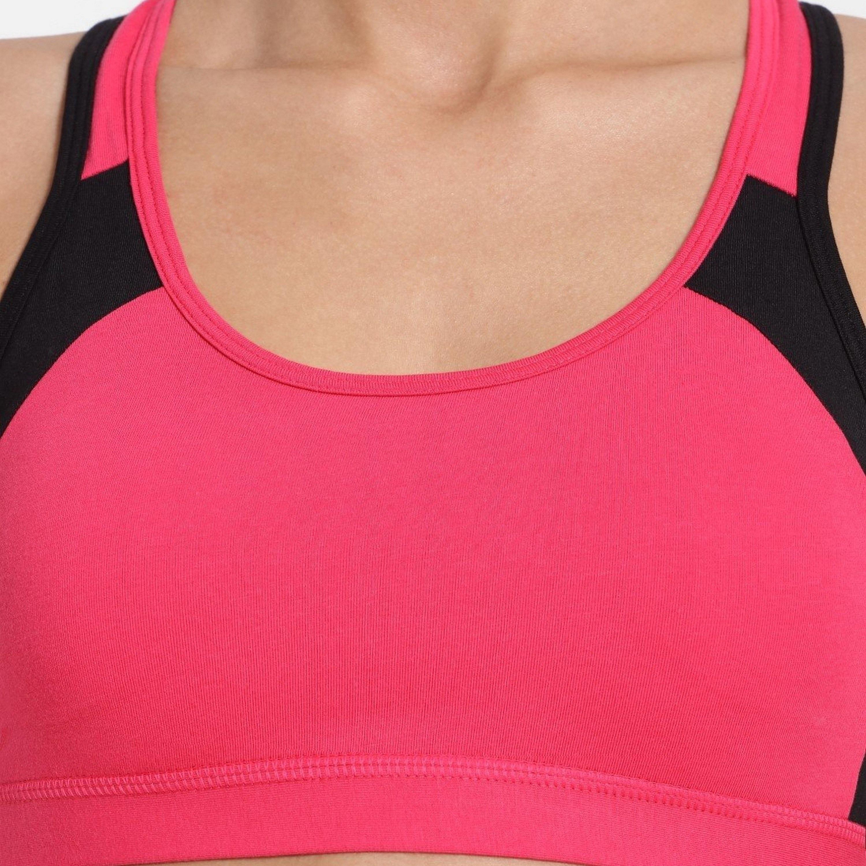 حمالة صدر رياضية نسائية ملونة غير مبطنة بدون أسلاك من جوكي-women-clothing-sportswearandactivewear-sportsbras-image-10