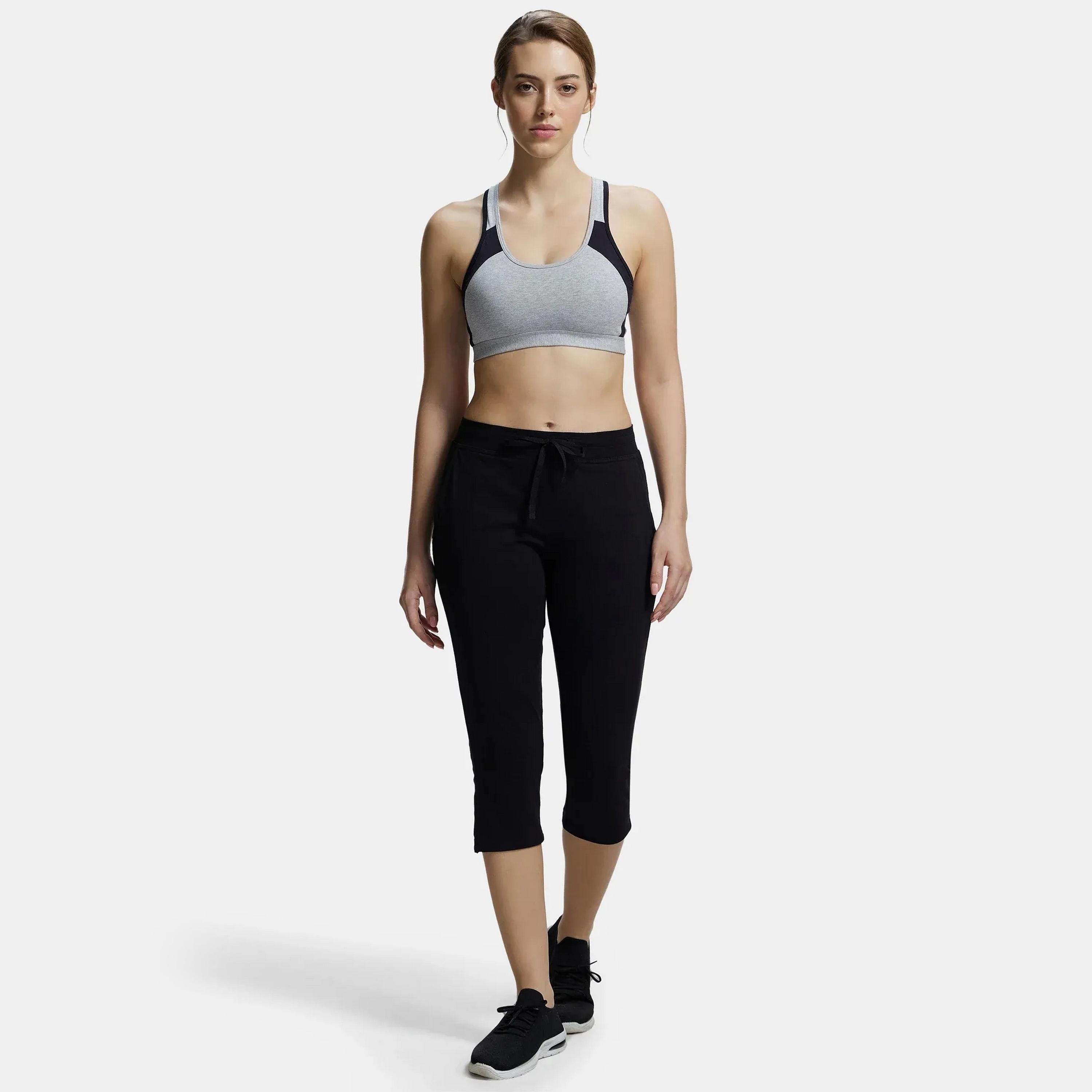 حمالة صدر رياضية نسائية ملونة غير مبطنة بدون أسلاك من جوكي-women-clothing-sportswearandactivewear-sportsbras-image-15