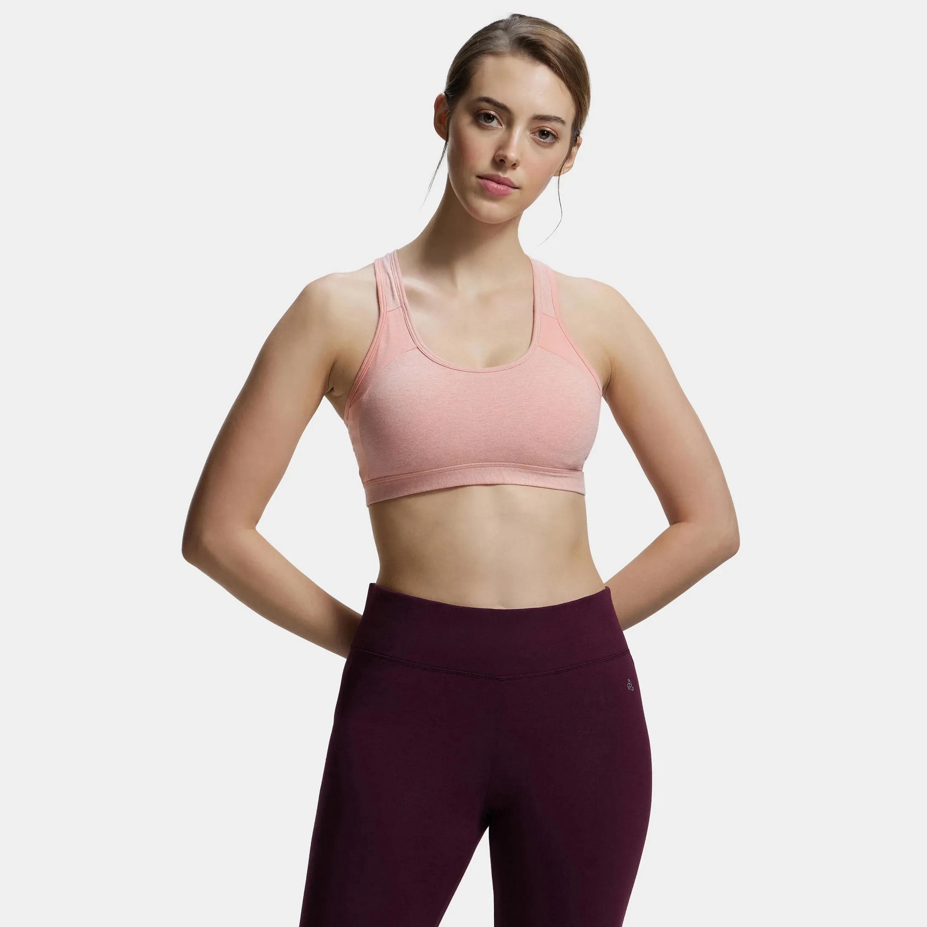حمالة صدر رياضية نسائية ملونة غير مبطنة بدون أسلاك من جوكي-women-clothing-sportswearandactivewear-sportsbras-image-16