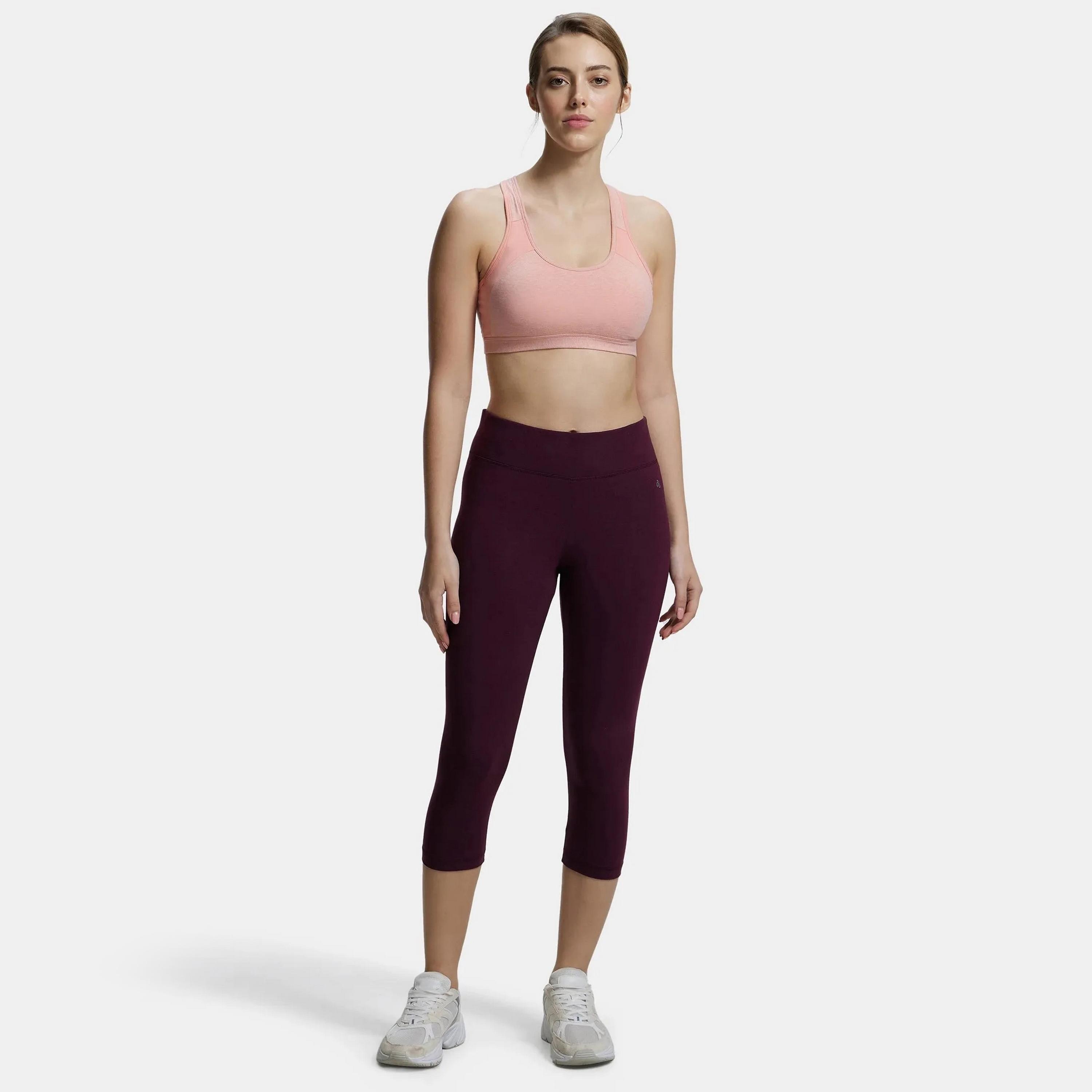 حمالة صدر رياضية نسائية ملونة غير مبطنة بدون أسلاك من جوكي-women-clothing-sportswearandactivewear-sportsbras-image-19