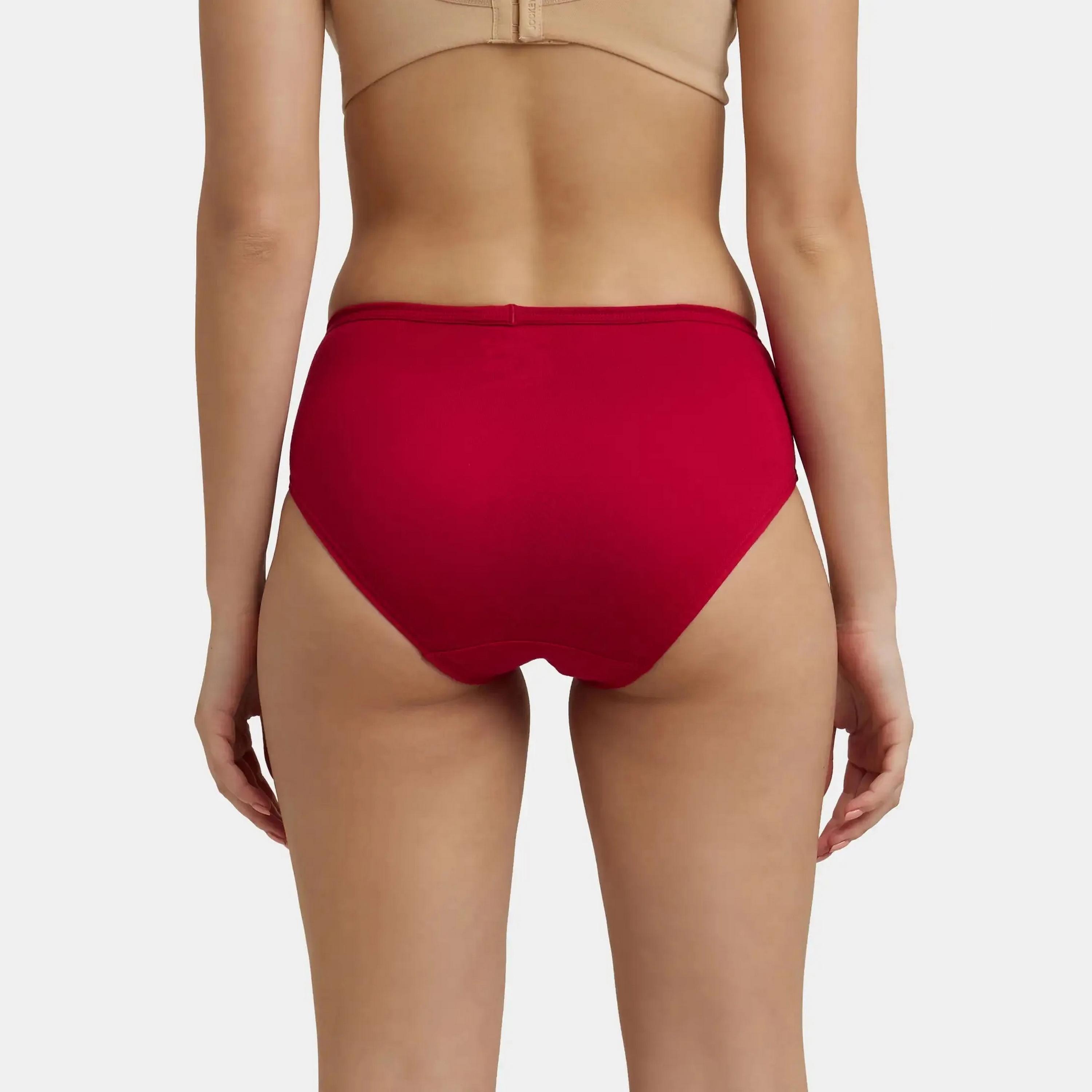 مجموعة متنوعة من 3 سراويل داخلية نسائية مريحة من القطن سادة من جوكي-women-clothing-lingerie-panties-image-4