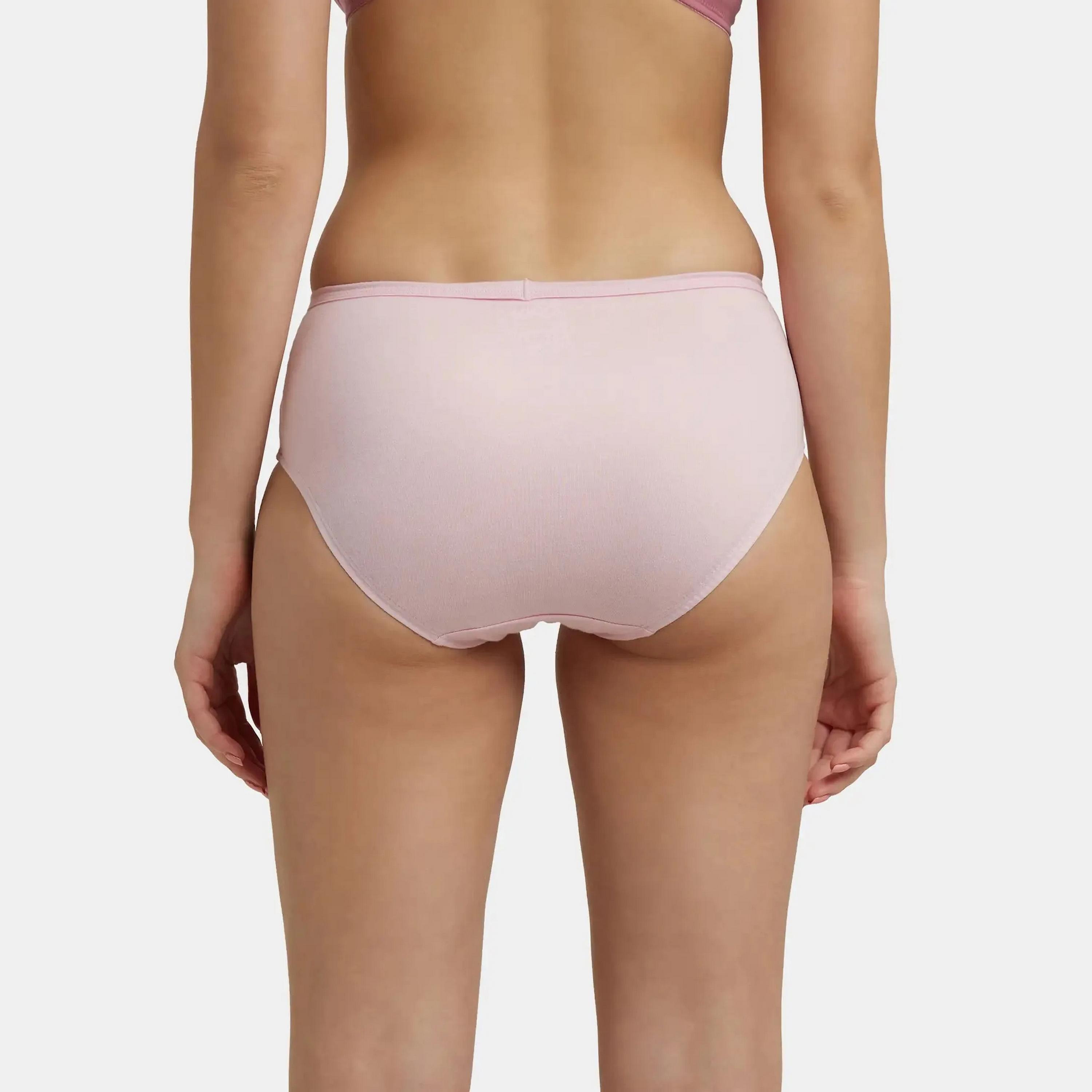 مجموعة متنوعة من 3 سراويل داخلية نسائية مريحة من القطن سادة من جوكي-women-clothing-lingerie-panties-image-4