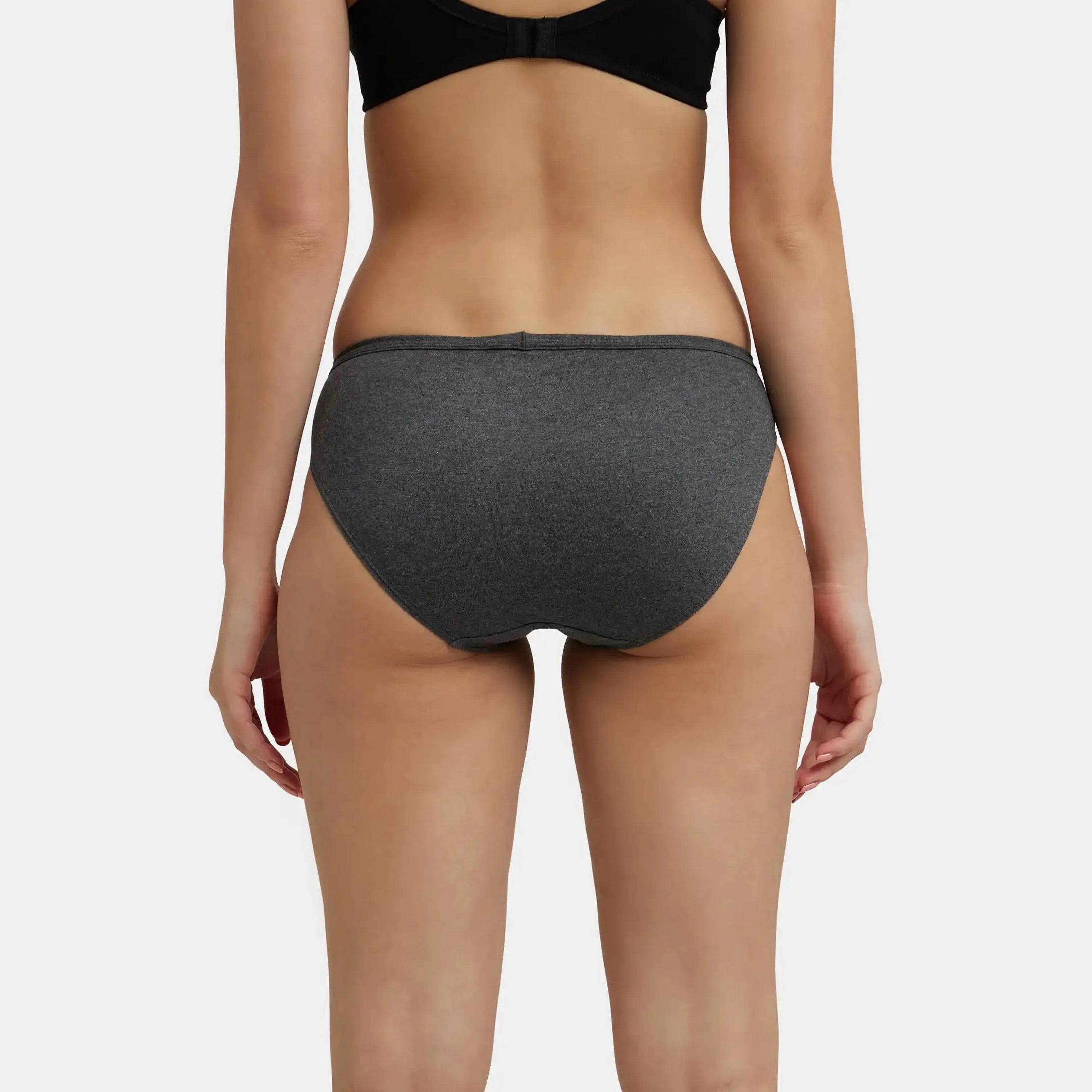 مجموعة متنوعة من 3 سراويل داخلية بكيني نسائية قطنية سادة مريحة من جوكي-women-clothing-lingerie-panties-image-6