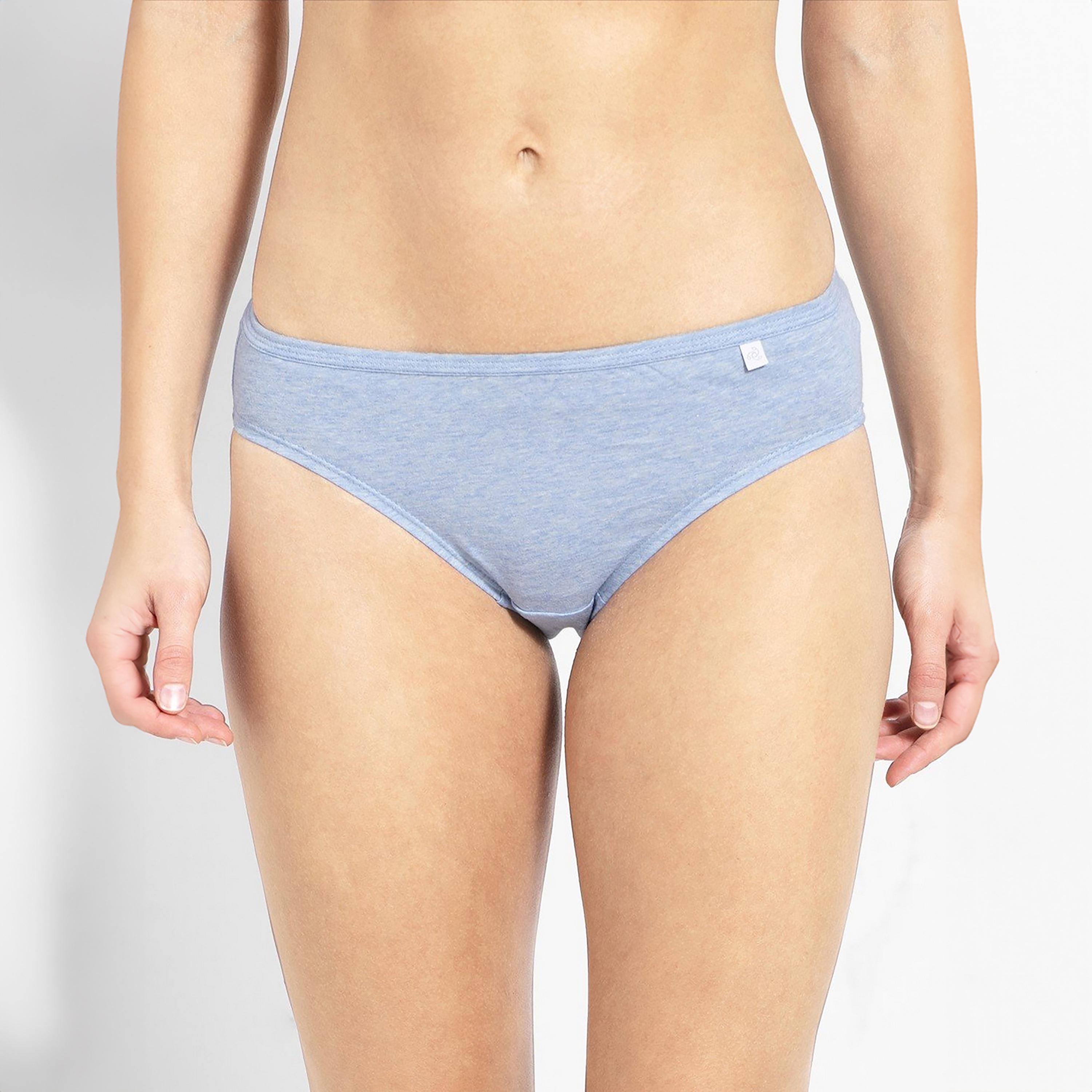 Jockey Assorted Pack of 3 Simple Comfort Plain Cotton Women's Briefs Panty-women-clothing-lingerie-panties-image-3