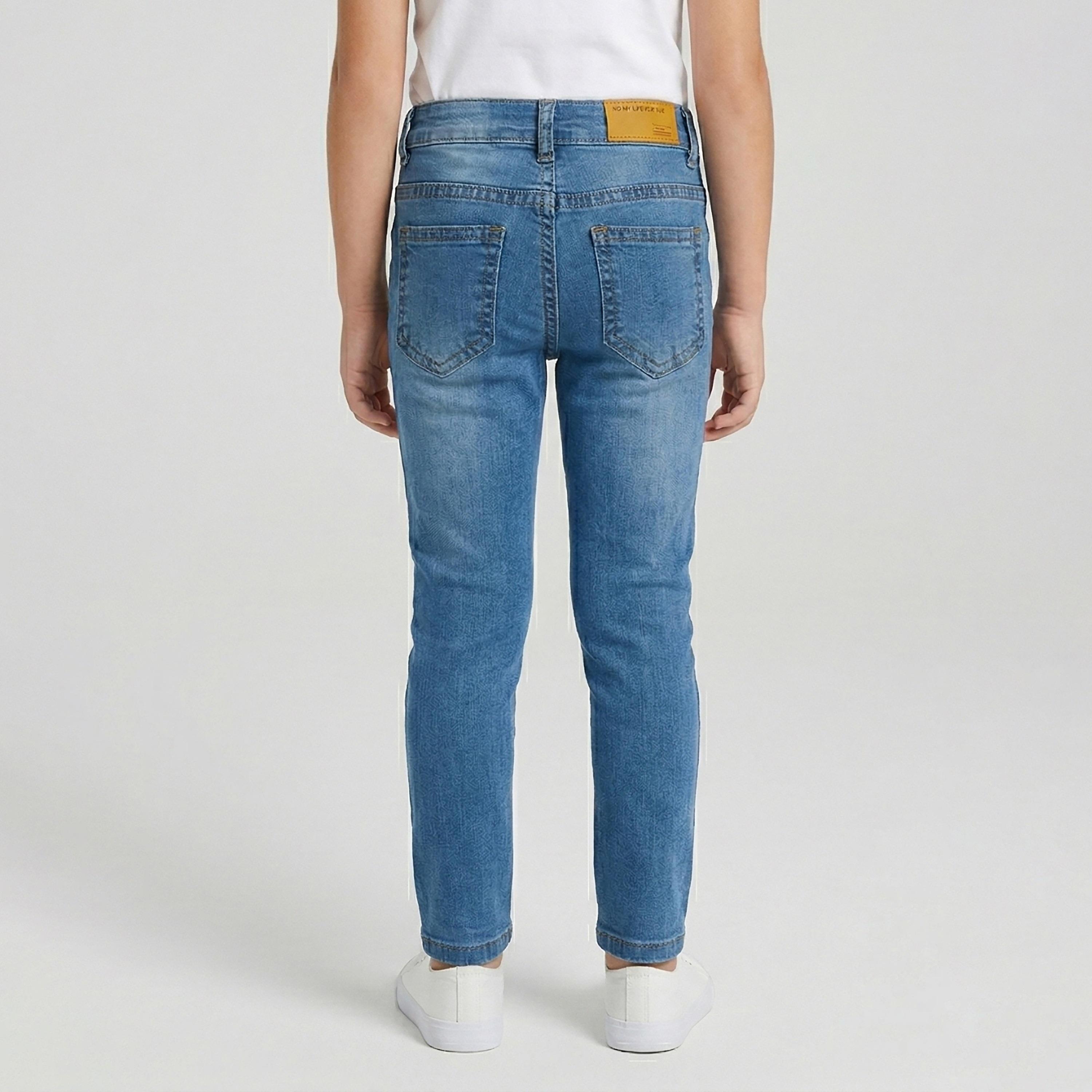Babyqlo Embellished Adjustable Waist Skinny Jeans-girls-clothing-bottoms-jeansandjeggings-image-2