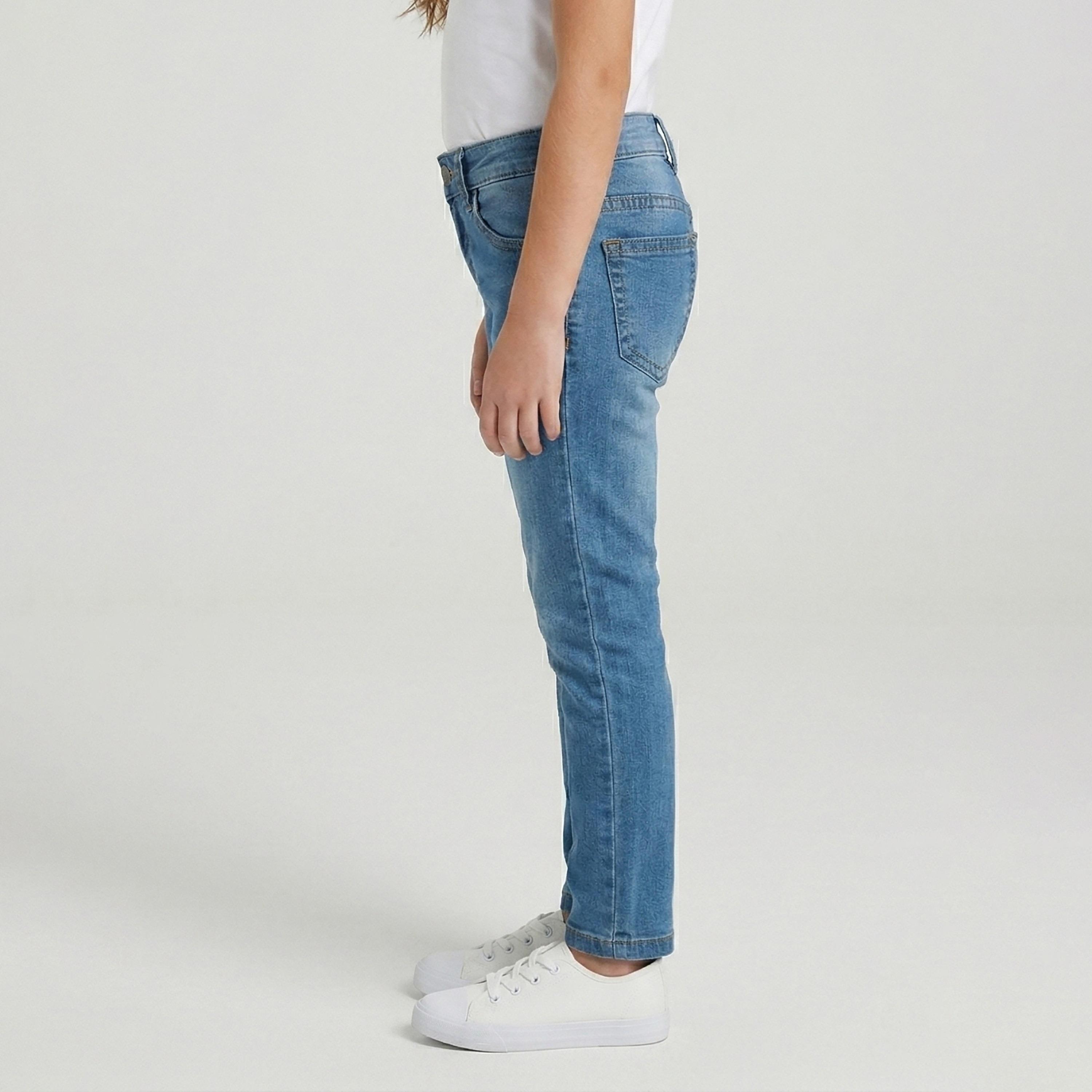 Babyqlo Embellished Adjustable Waist Skinny Jeans-girls-clothing-bottoms-jeansandjeggings-image-3