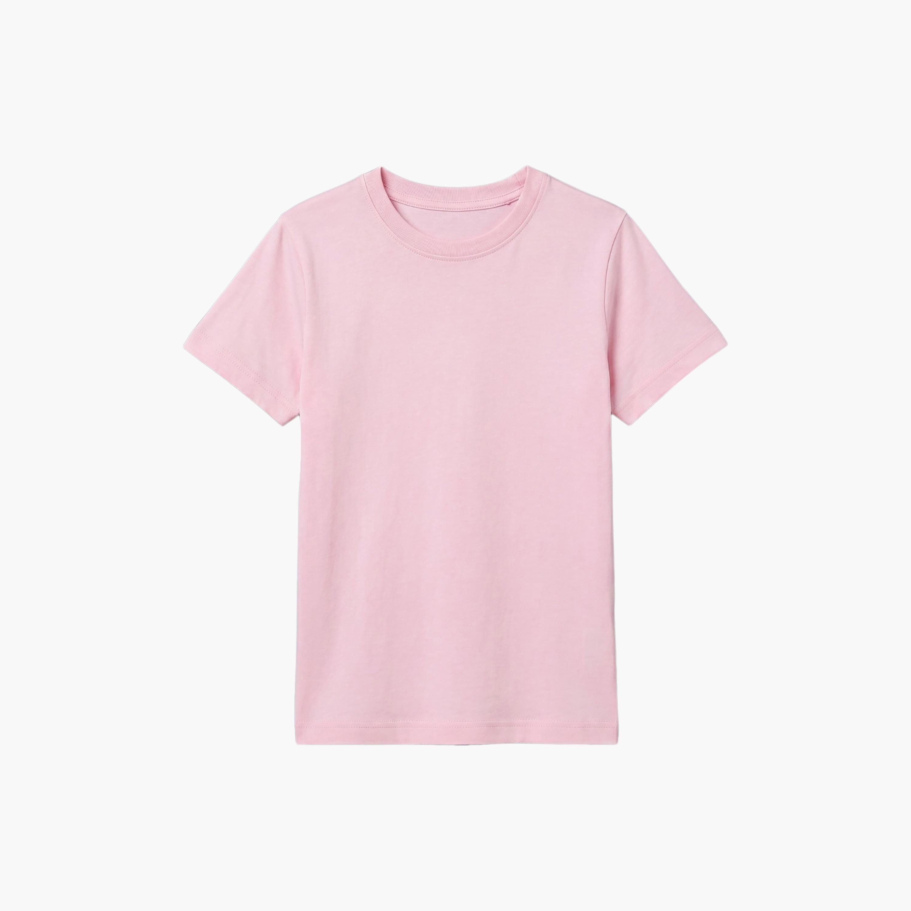 Babyqlo Short Sleeves Solid Regular-Fit T-Shirt-girls-clothing-tshirts-image-4