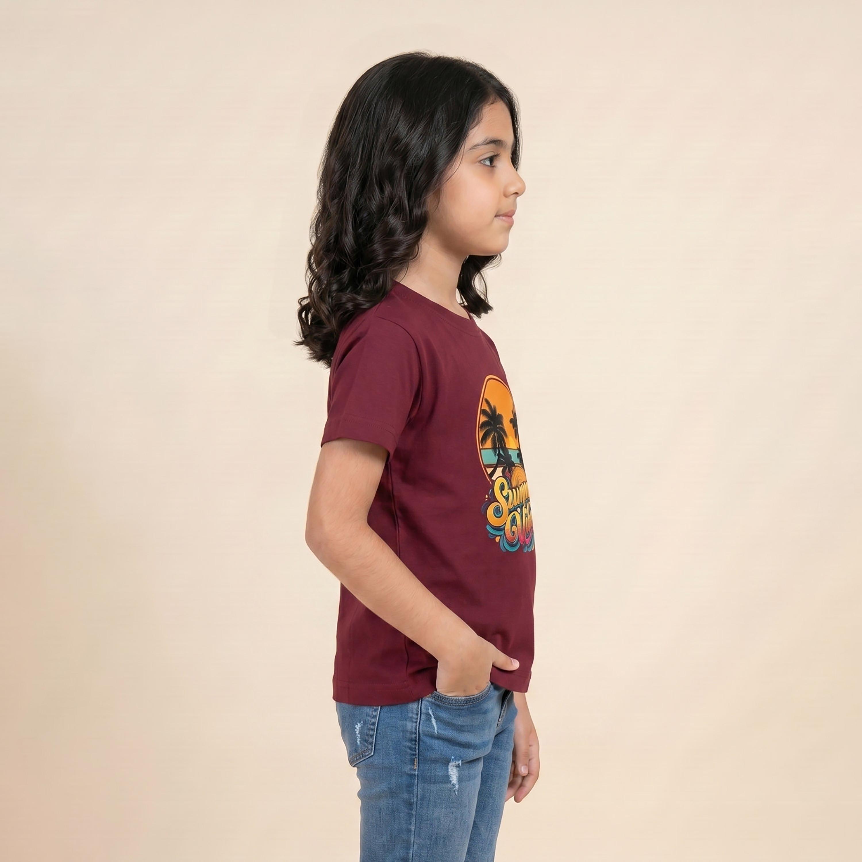 تيشيرت بقصة عادية وأكمام قصيرة من بيبيكلو-boys-clothing-tshirtsandpolos-image-3