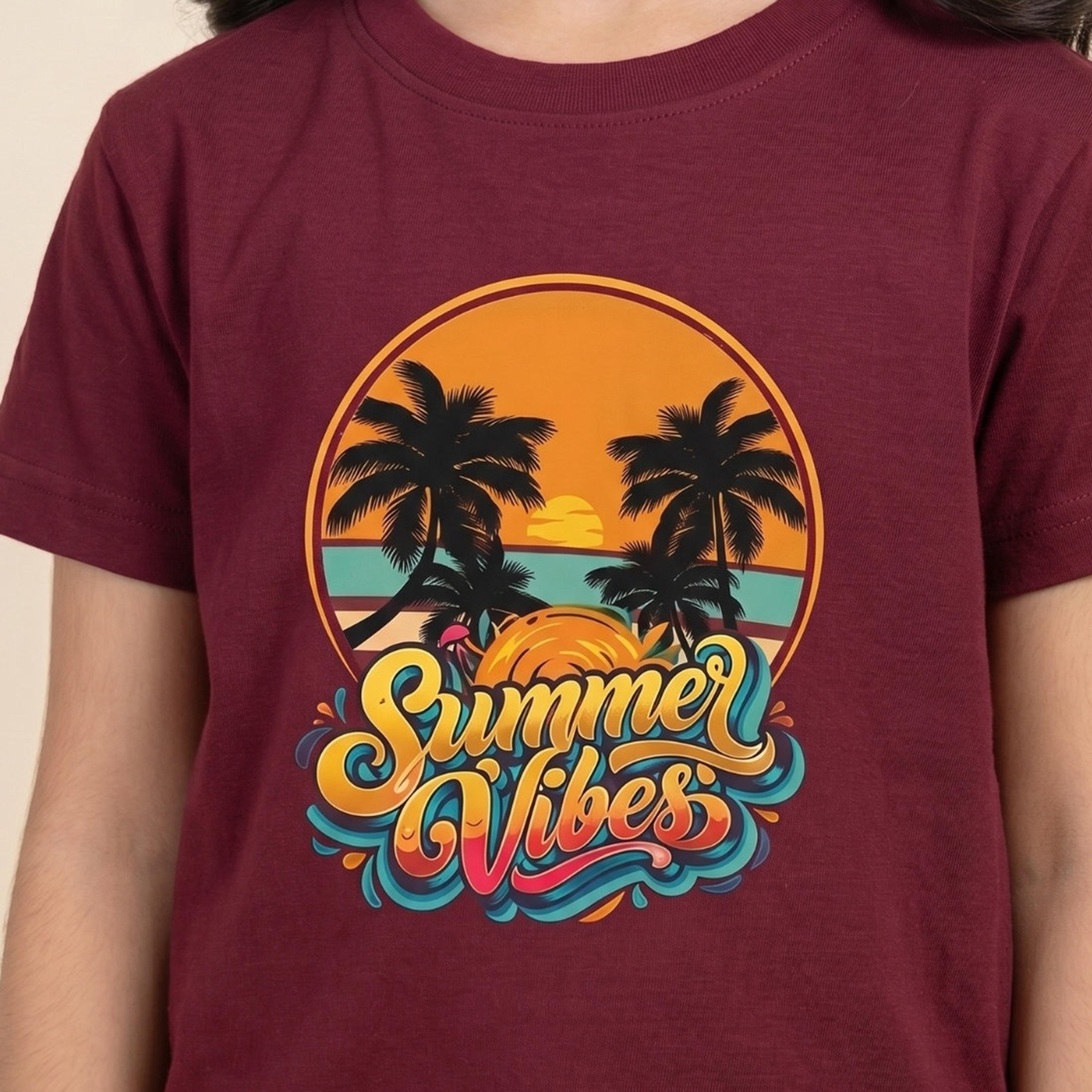 تيشيرت بقصة عادية وأكمام قصيرة من بيبيكلو-boys-clothing-tshirtsandpolos-image-5