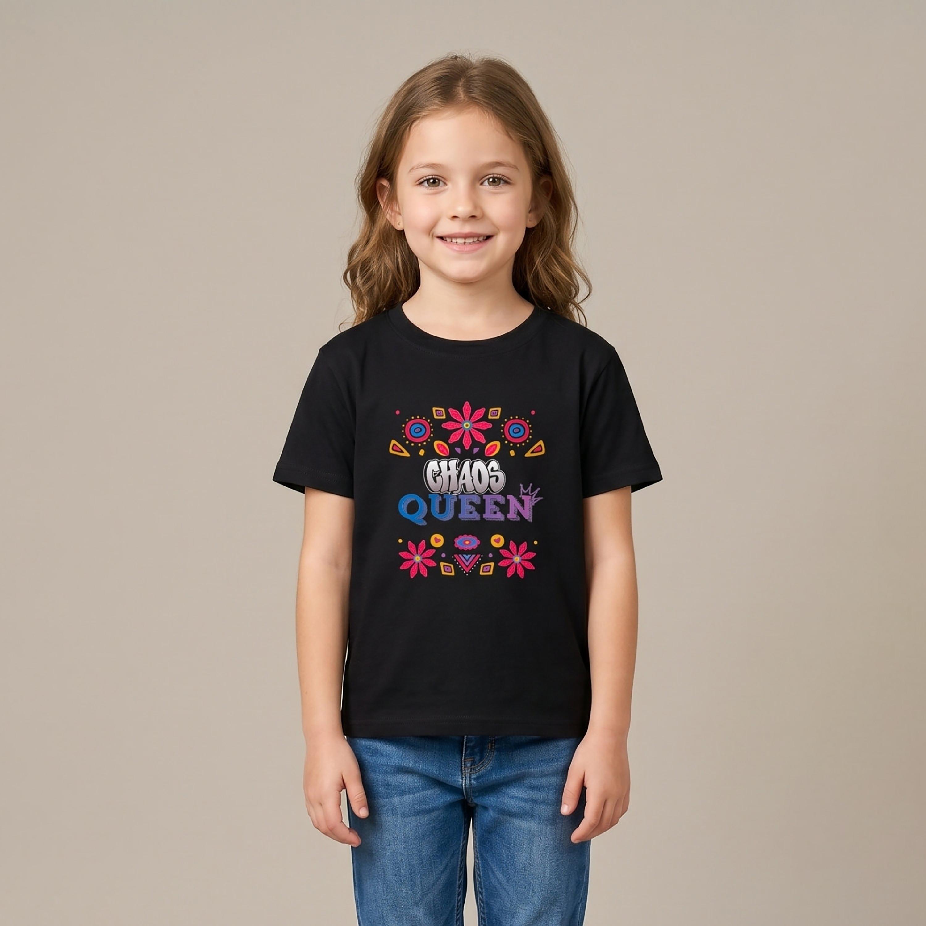 Babyqlo Short Sleeves Printed Regular-Fit T-Shirt-girls-clothing-tshirts-image-1