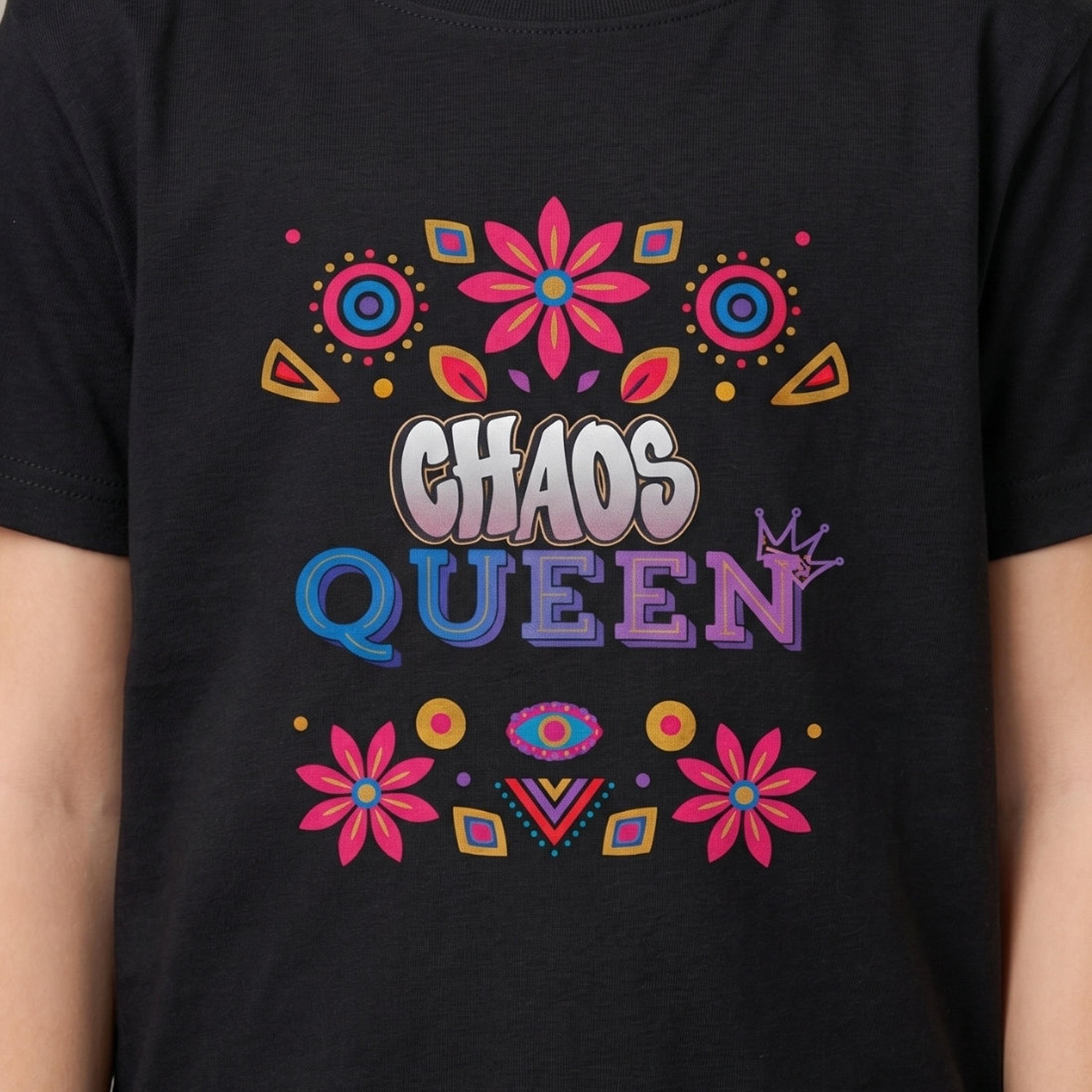 Babyqlo Short Sleeves Printed Regular-Fit T-Shirt-girls-clothing-tshirts-image-5