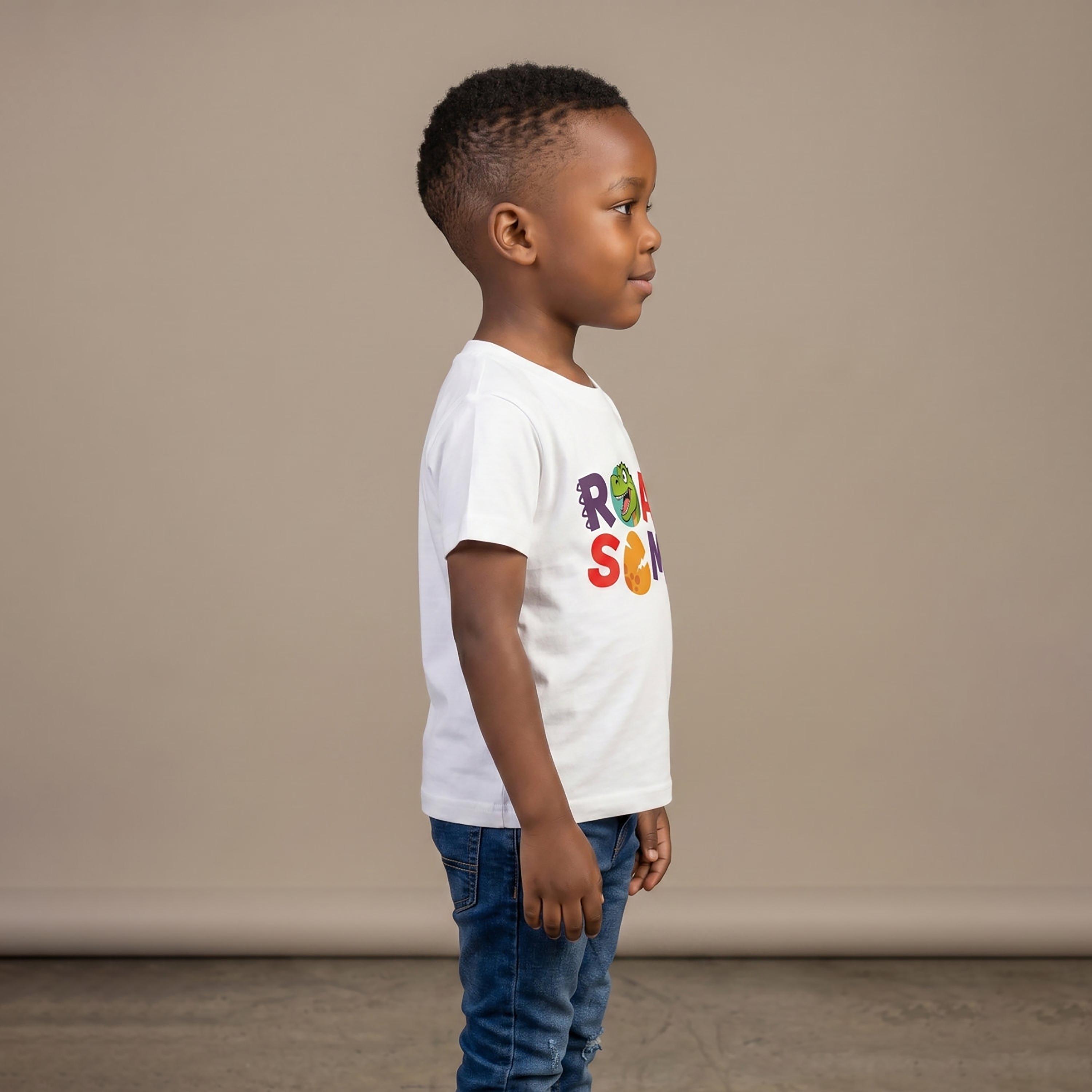 تيشيرت بطبعة شعار وقصة عادية وأكمام قصيرة من بيبيكلو-boys-clothing-tshirtsandpolos-image-2