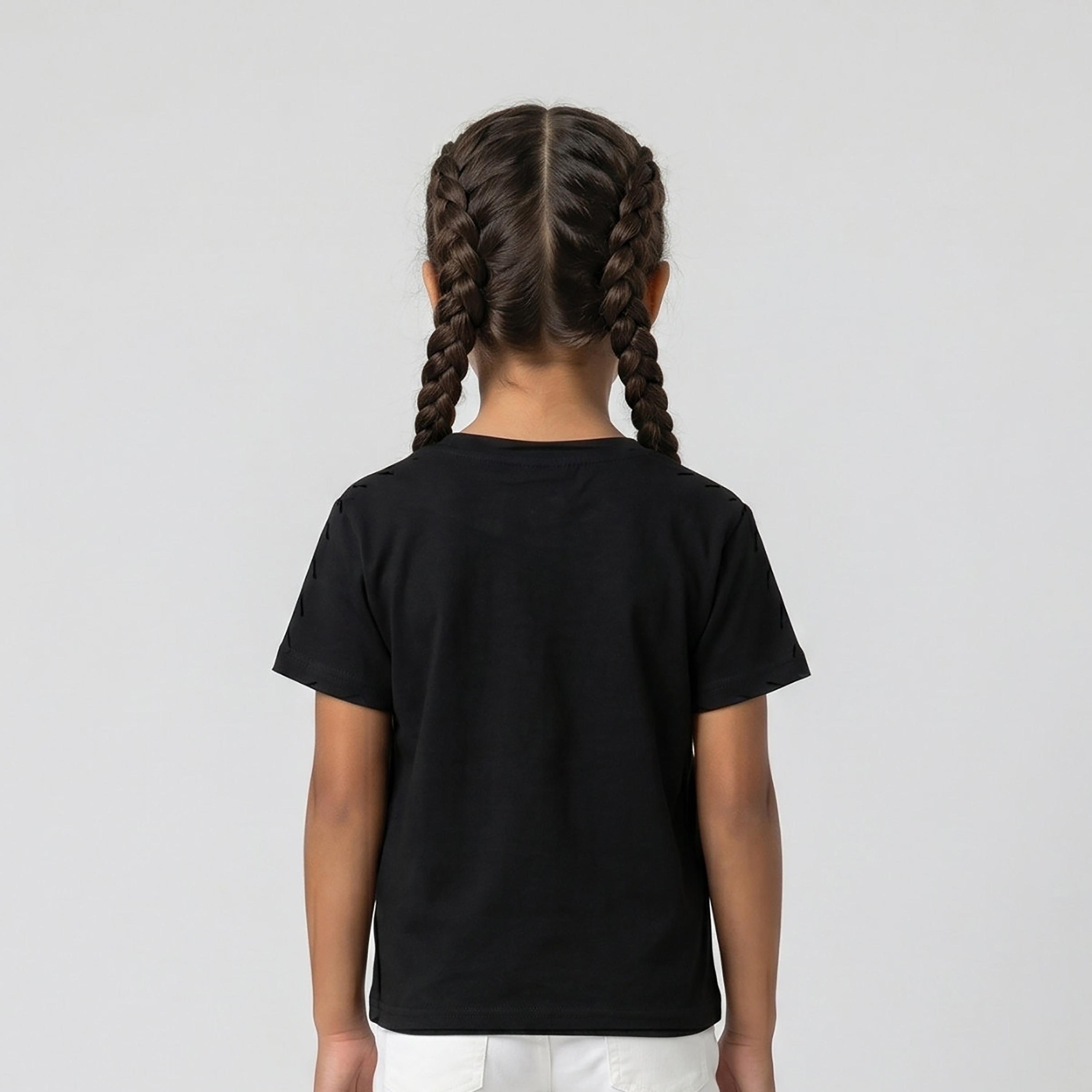 Babyqlo Short Sleeves Regular-Fit T-Shirt-girls-clothing-tshirts-image-3