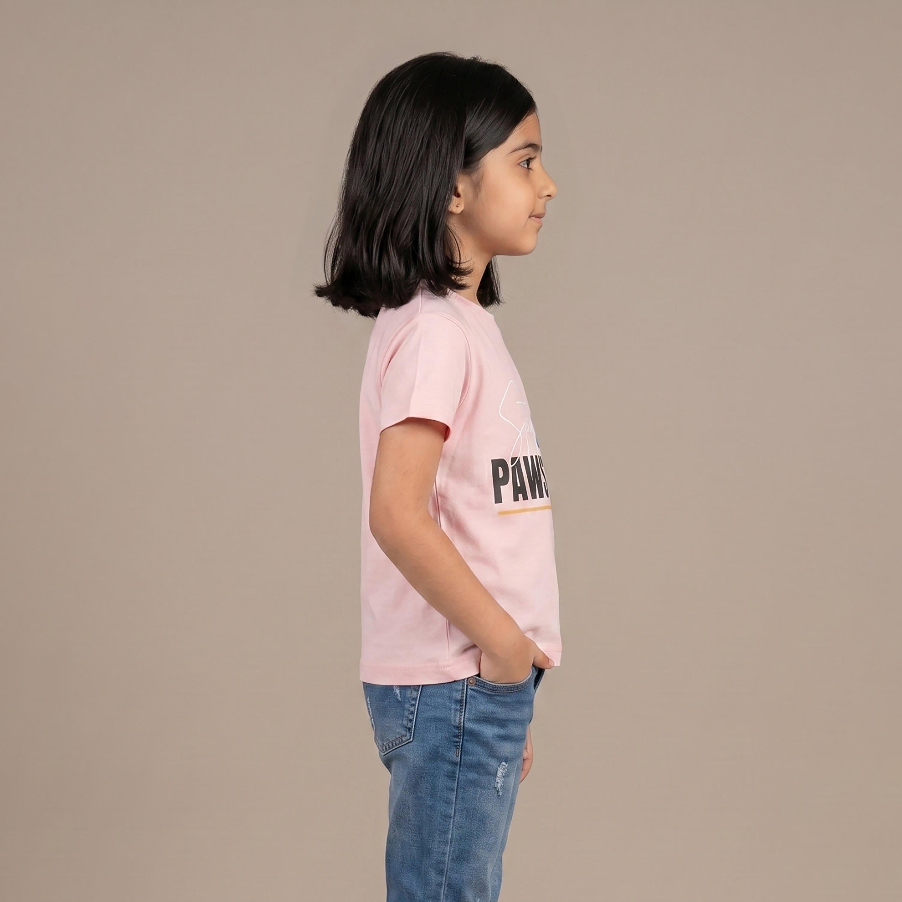 Babyqlo Short Sleeves Printed Regular-Fit T-Shirt-girls-clothing-tshirts-image-2
