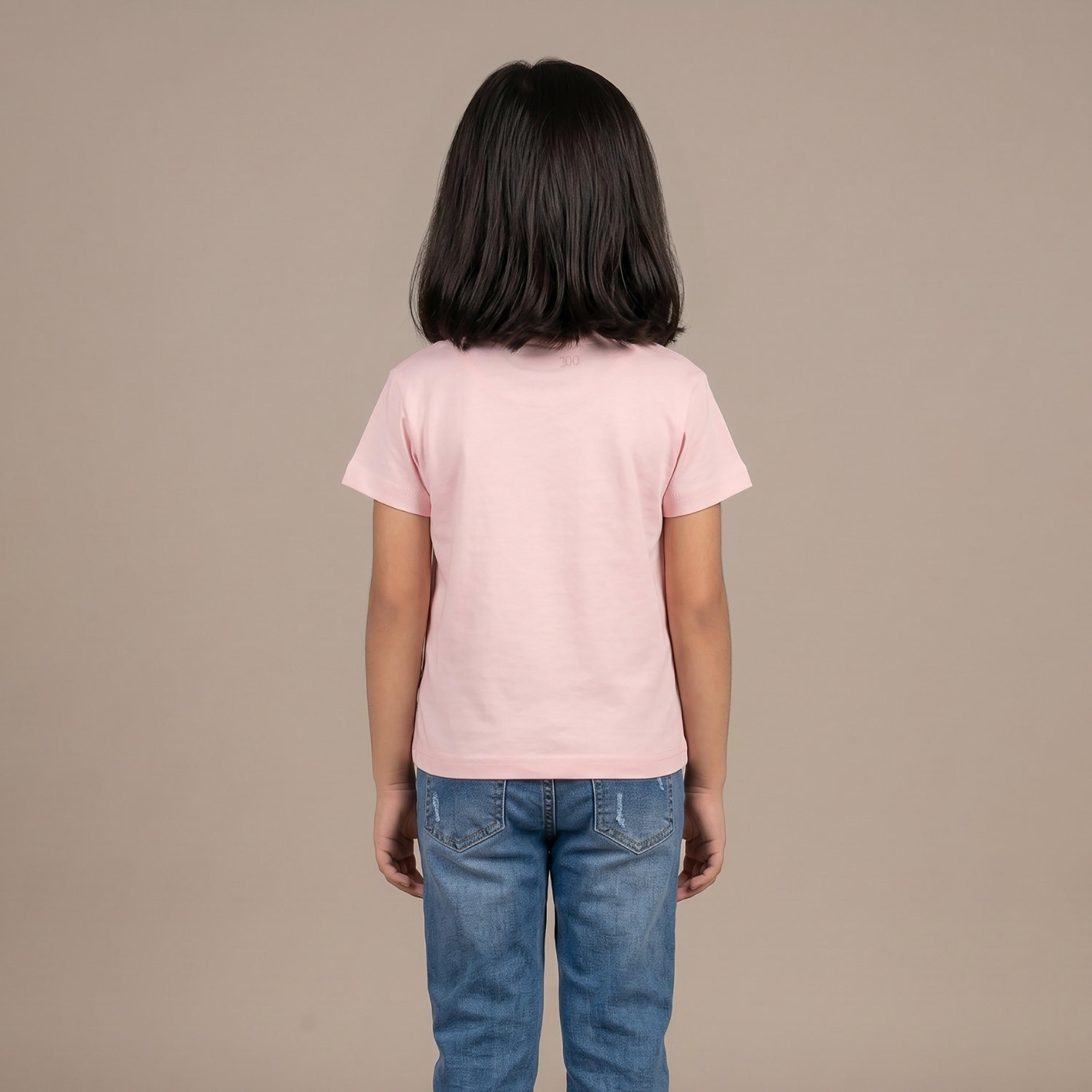 Babyqlo Short Sleeves Printed Regular-Fit T-Shirt-girls-clothing-tshirts-image-3