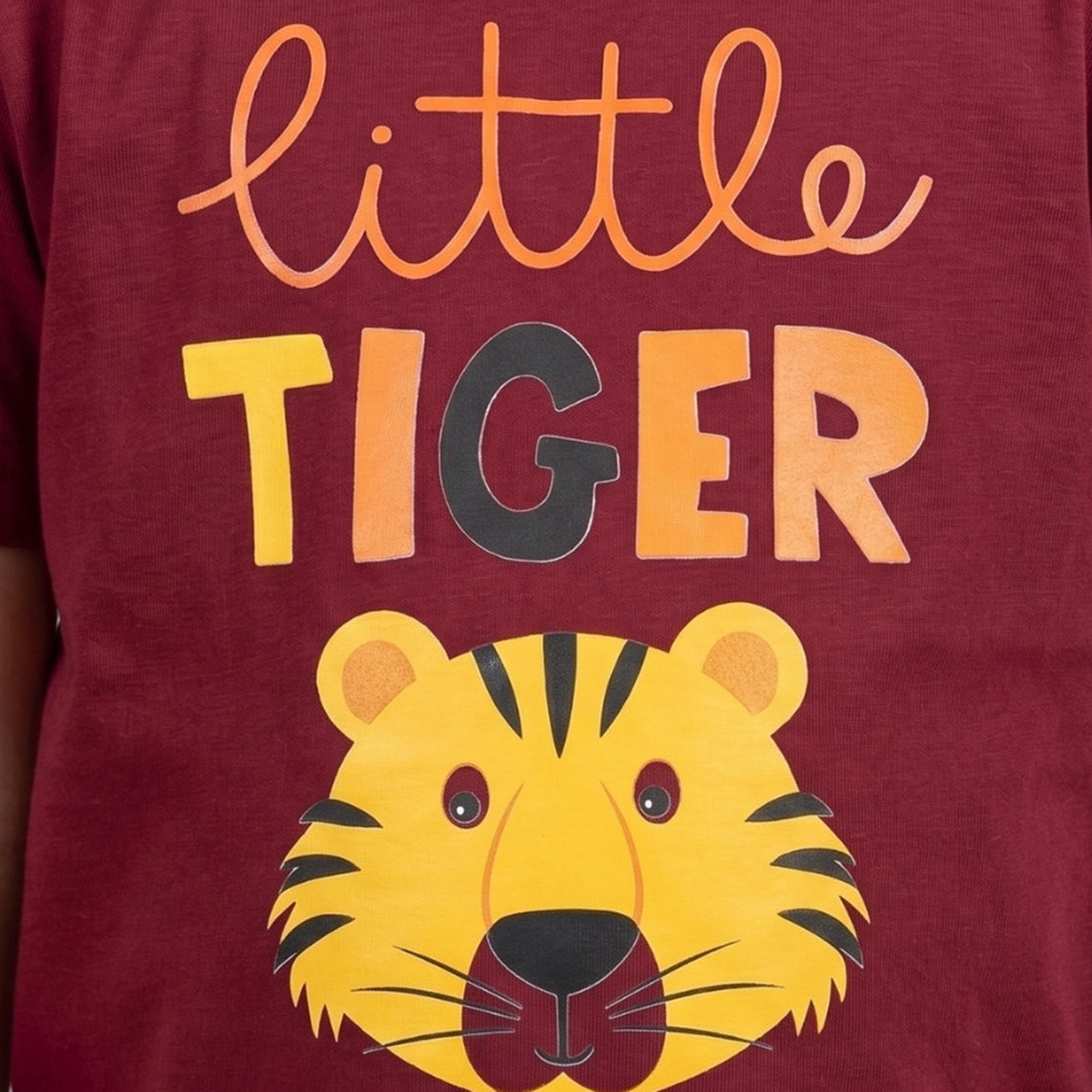 تيشيرت بقصة عادية وأكمام قصيرة من بيبيكلو-boys-clothing-tshirtsandpolos-image-5