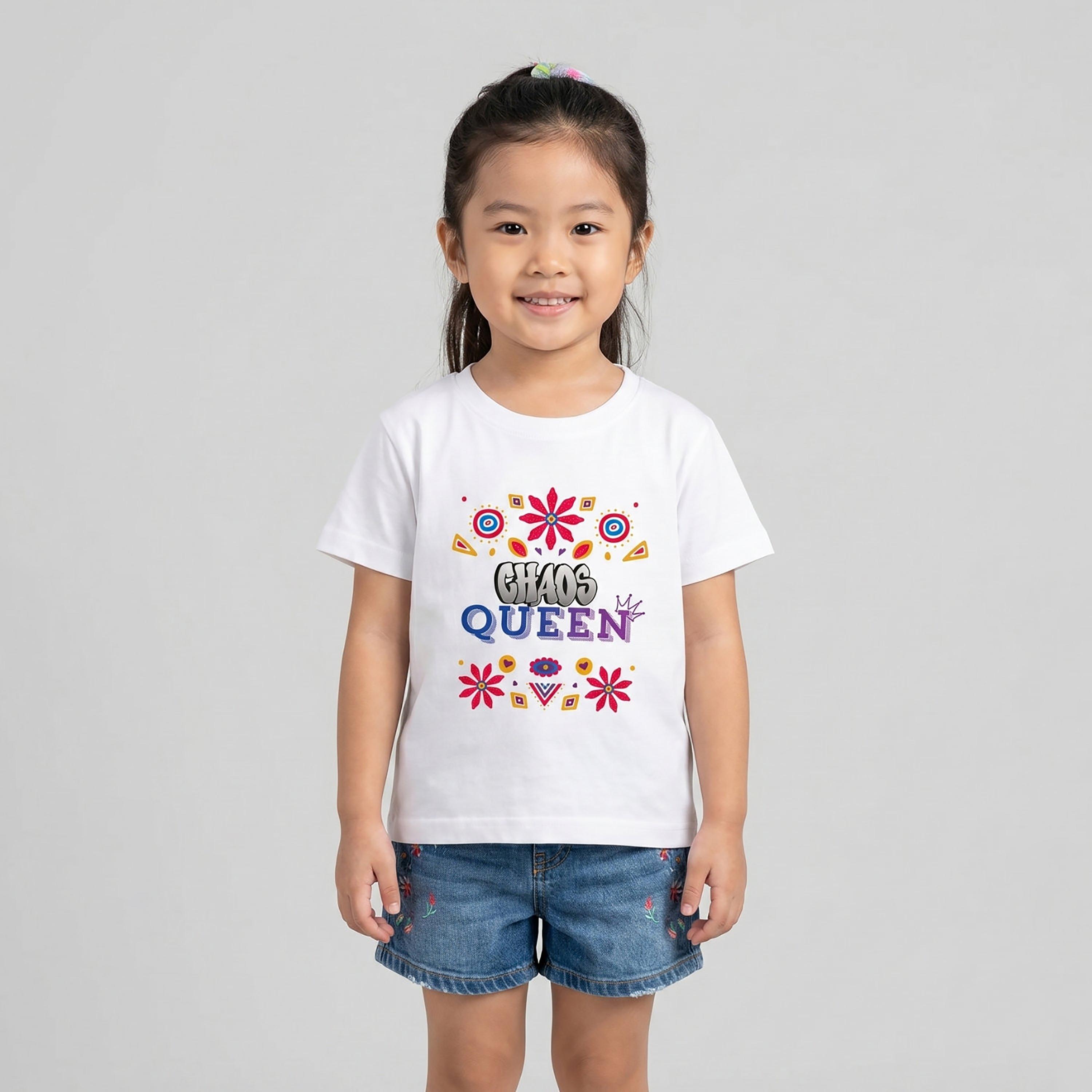 Babyqlo Short Sleeves Printed Casual T-Shirt-girls-clothing-tshirts-image-1