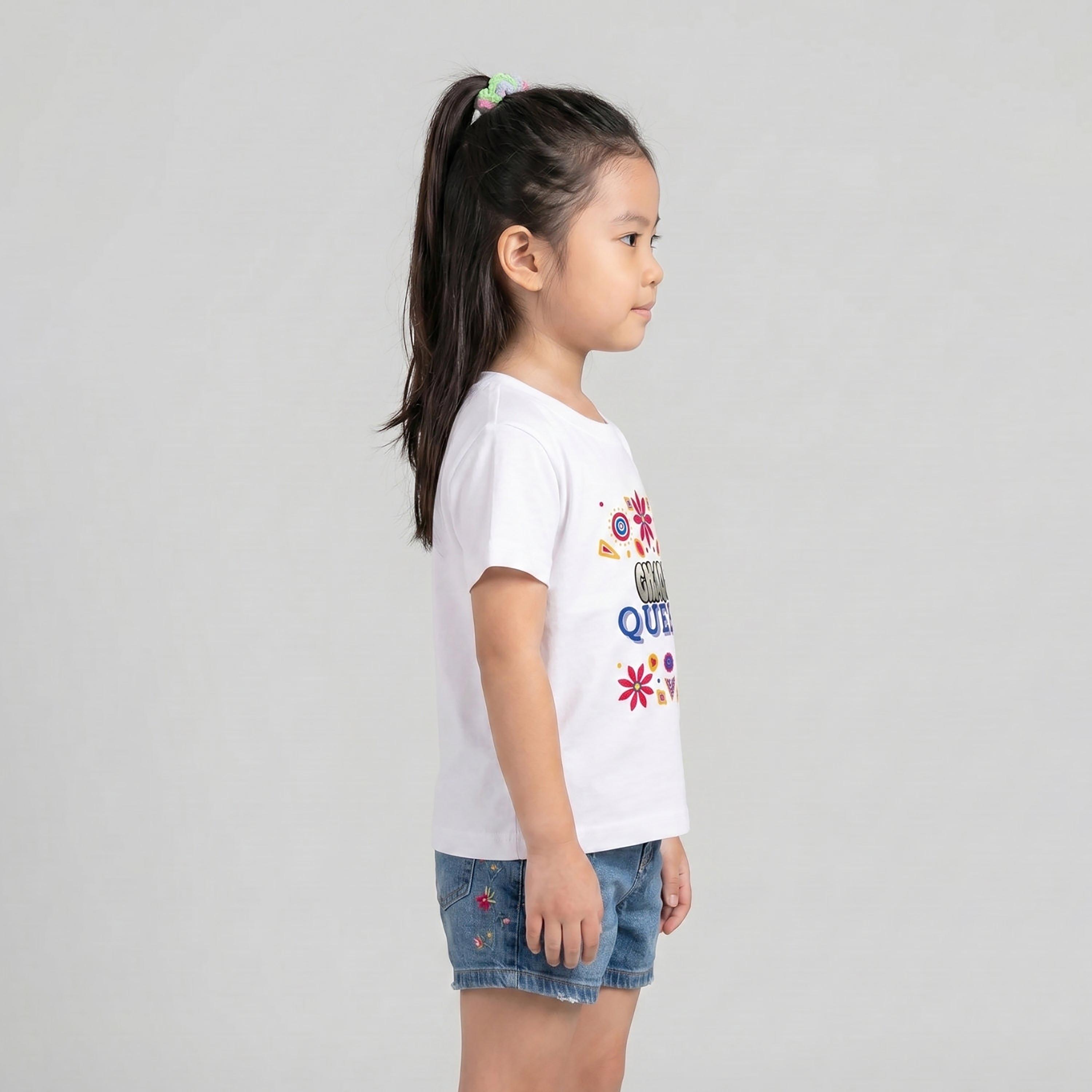 Babyqlo Short Sleeves Printed Casual T-Shirt-girls-clothing-tshirts-image-2