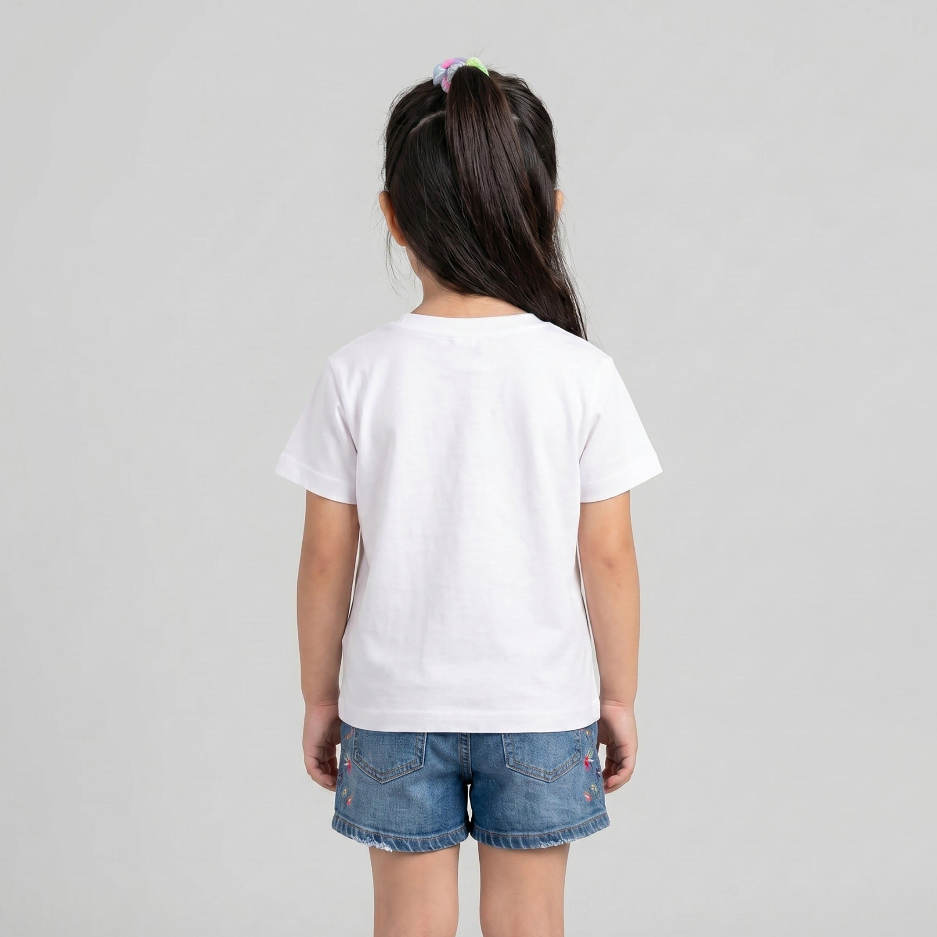 Babyqlo Short Sleeves Printed Casual T-Shirt-girls-clothing-tshirts-image-3