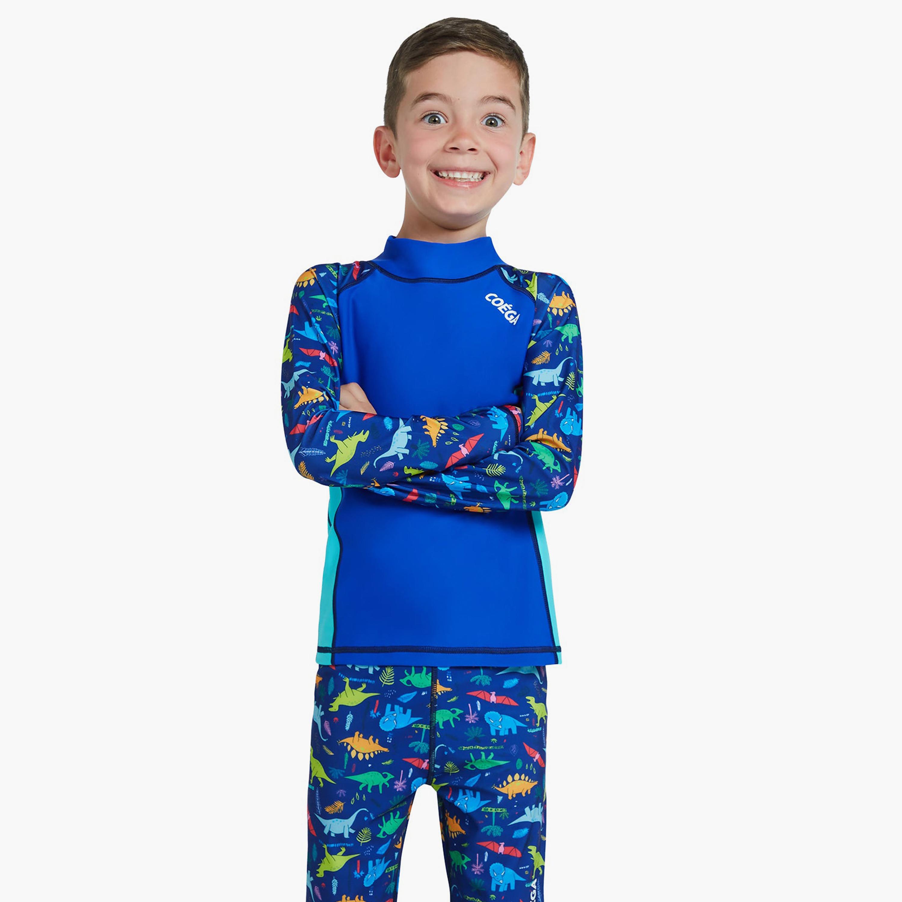 كويغا - قميص واقي من الشمس بأكمام طويلة للأولاد، أزرق اللون-boys-clothing-sportswear-swimwear-image-1