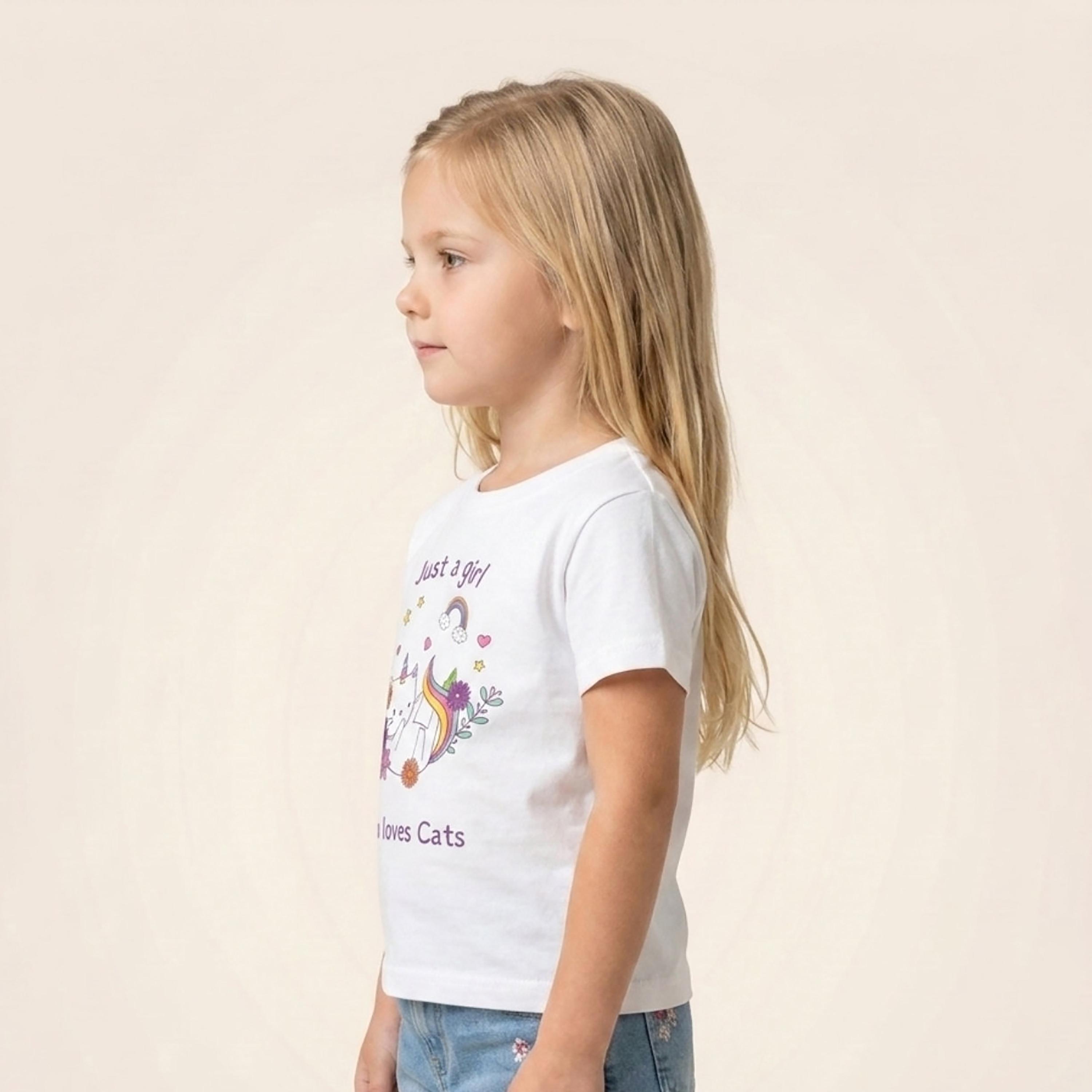 Babyqlo Short Sleeves Regular-Fit T-Shirt-girls-clothing-tshirts-image-2