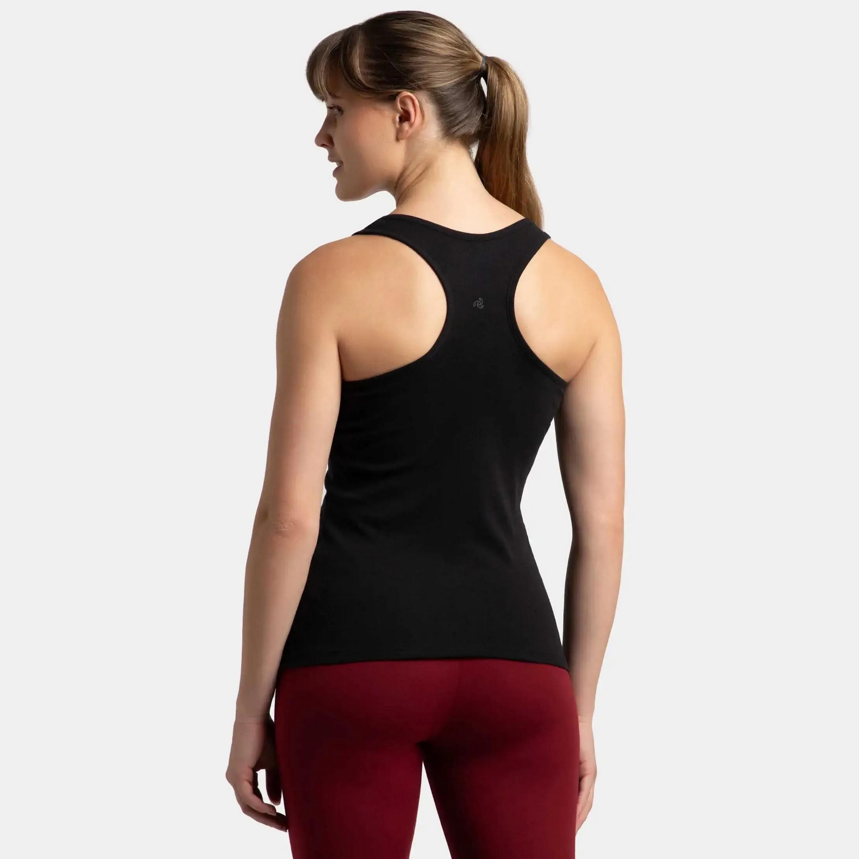 بلوزة بدون أكمام سادة بياقة دائرية من جوكي-women-clothing-lingerie-camisoles-image-2