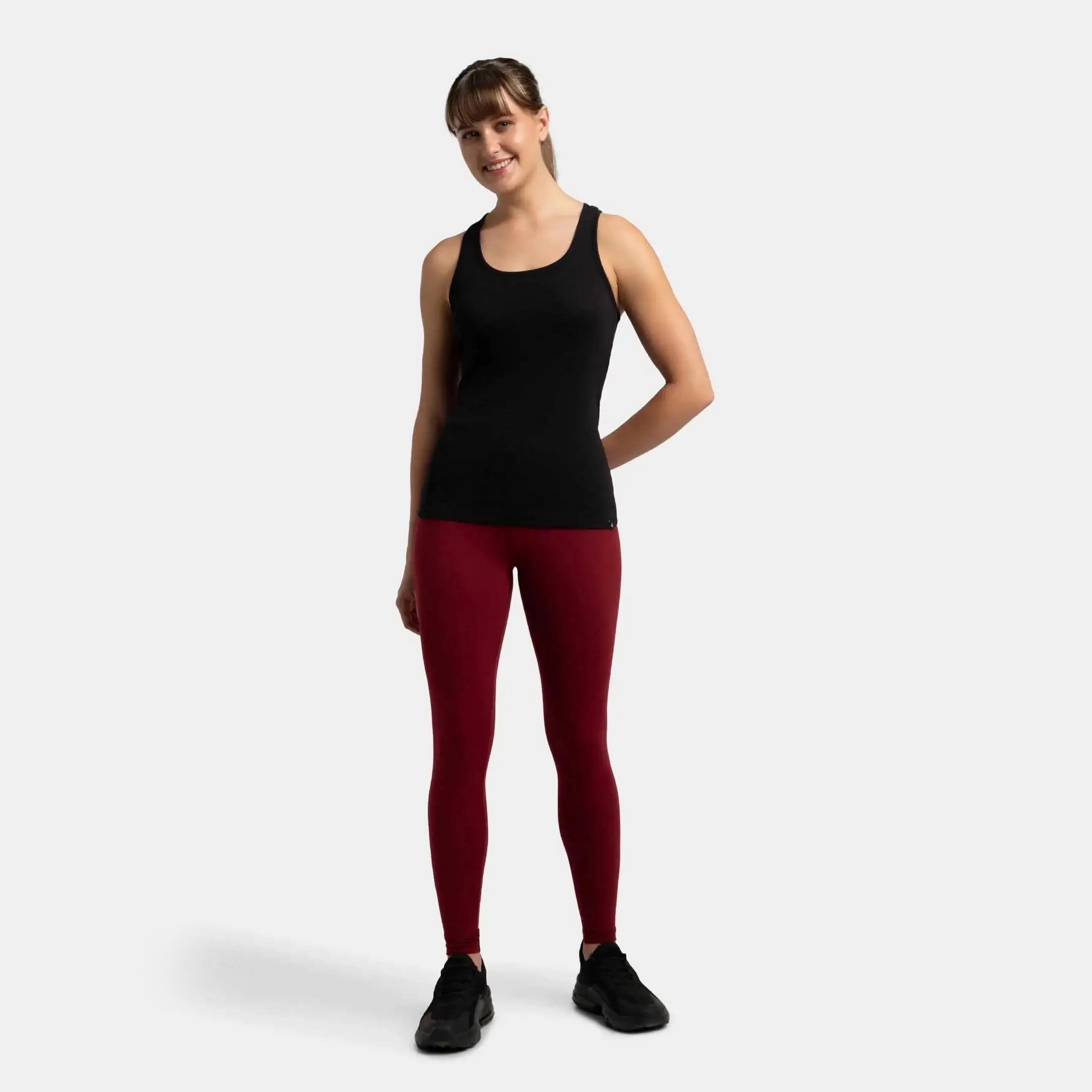 بلوزة بدون أكمام سادة بياقة دائرية من جوكي-women-clothing-lingerie-camisoles-image-4
