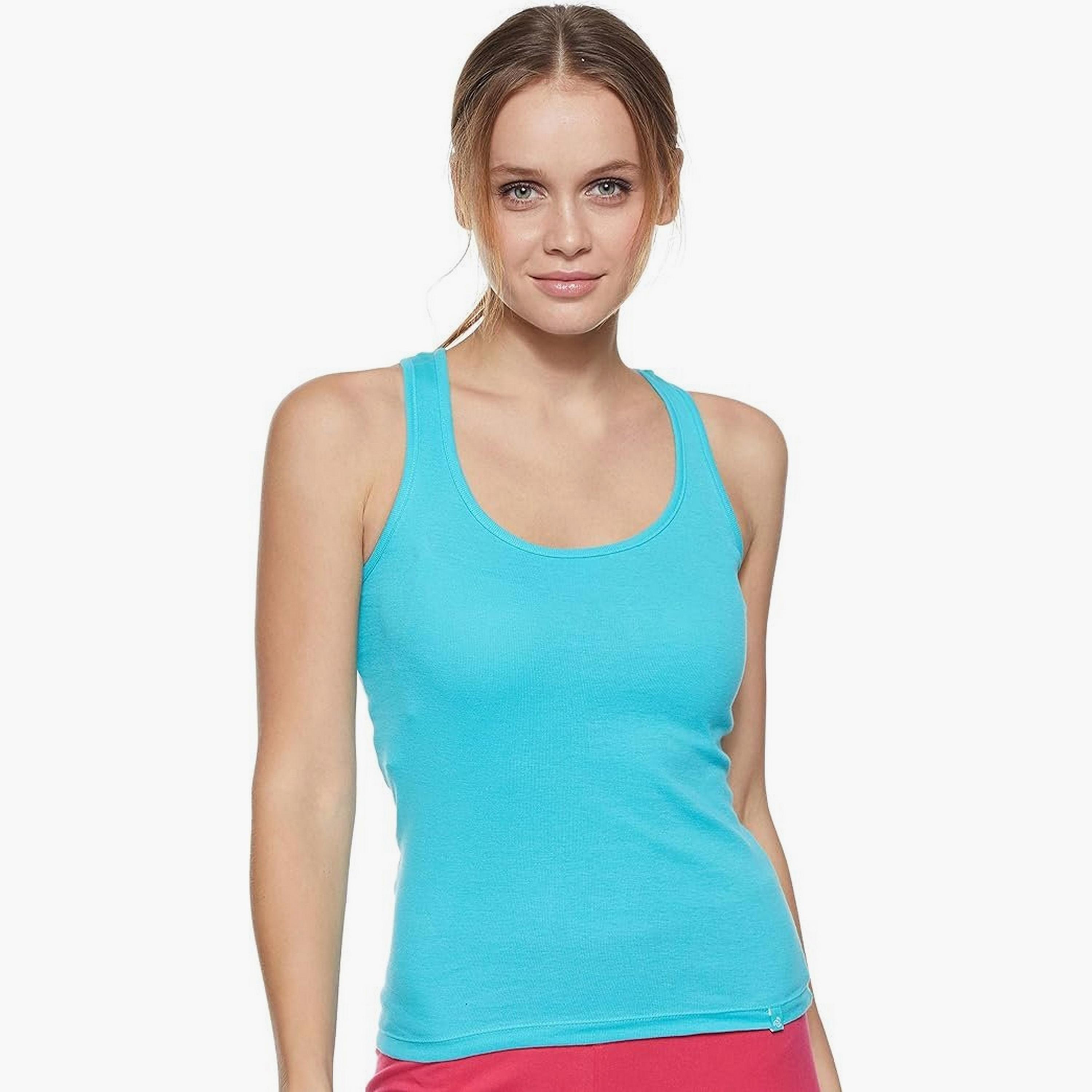 بلوزة بدون أكمام سادة بياقة دائرية من جوكي-women-clothing-lingerie-camisoles-image-5