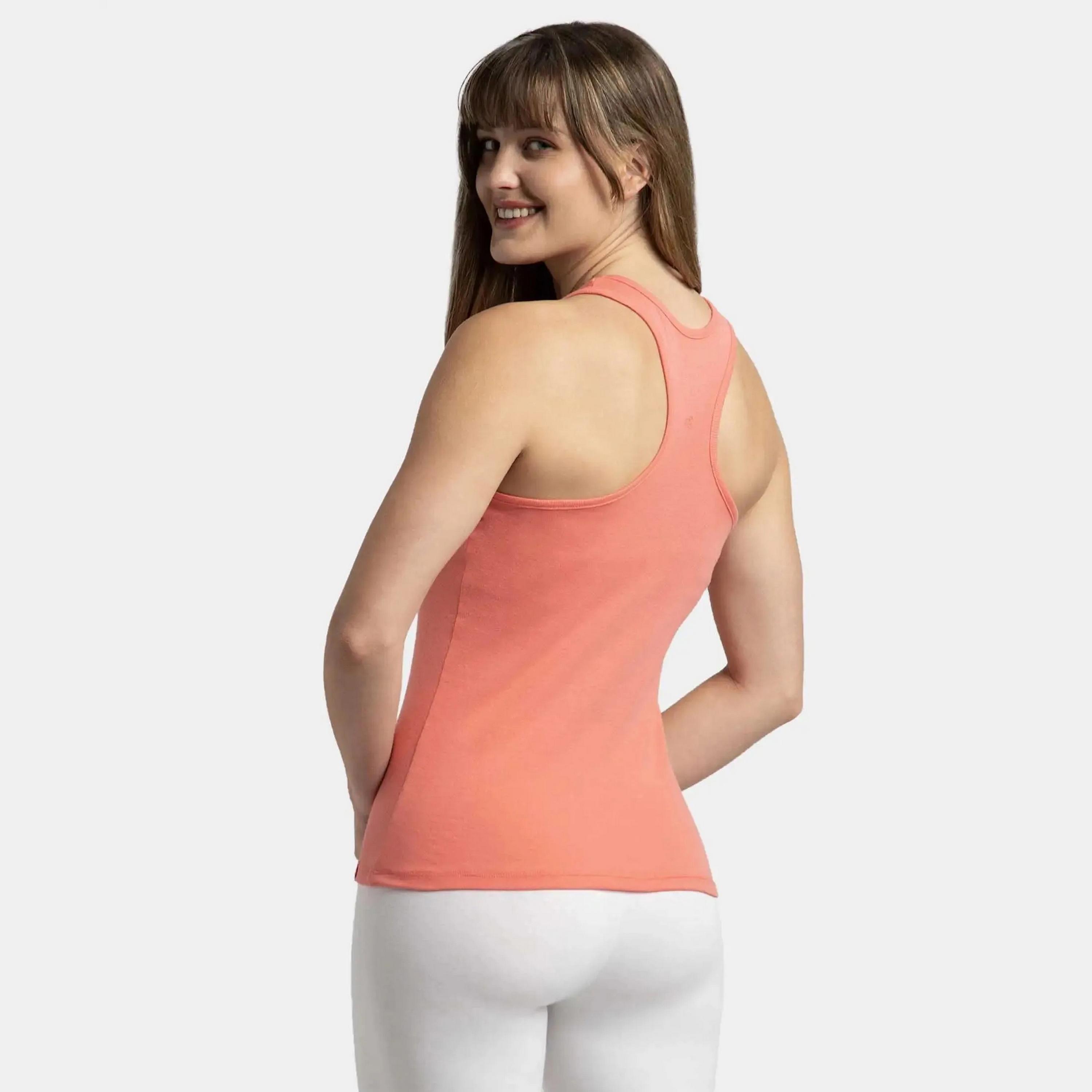 بلوزة بدون أكمام سادة بياقة دائرية من جوكي-women-clothing-lingerie-camisoles-image-11