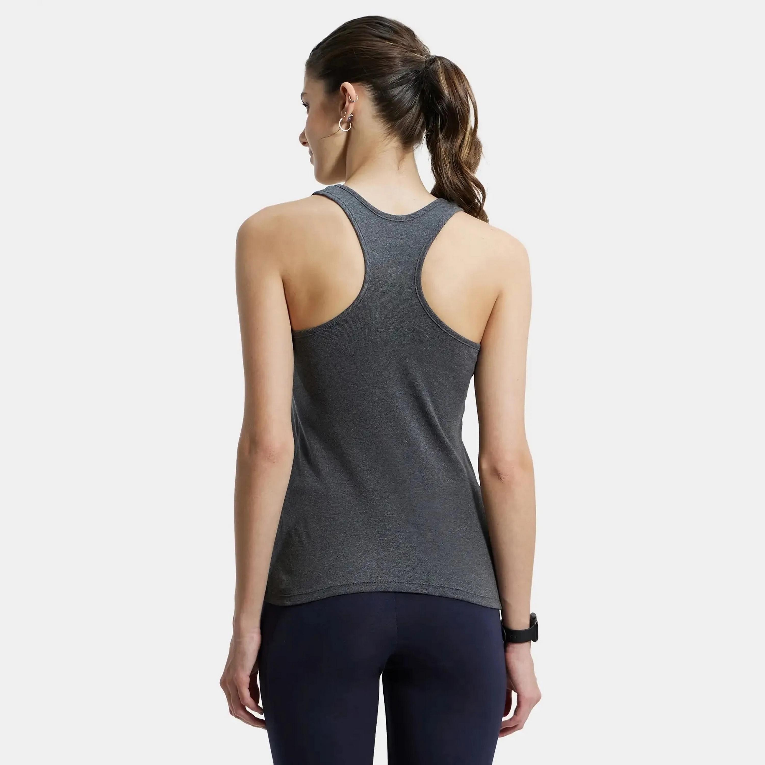 بلوزة بدون أكمام سادة بياقة دائرية من جوكي-women-clothing-lingerie-camisoles-image-13