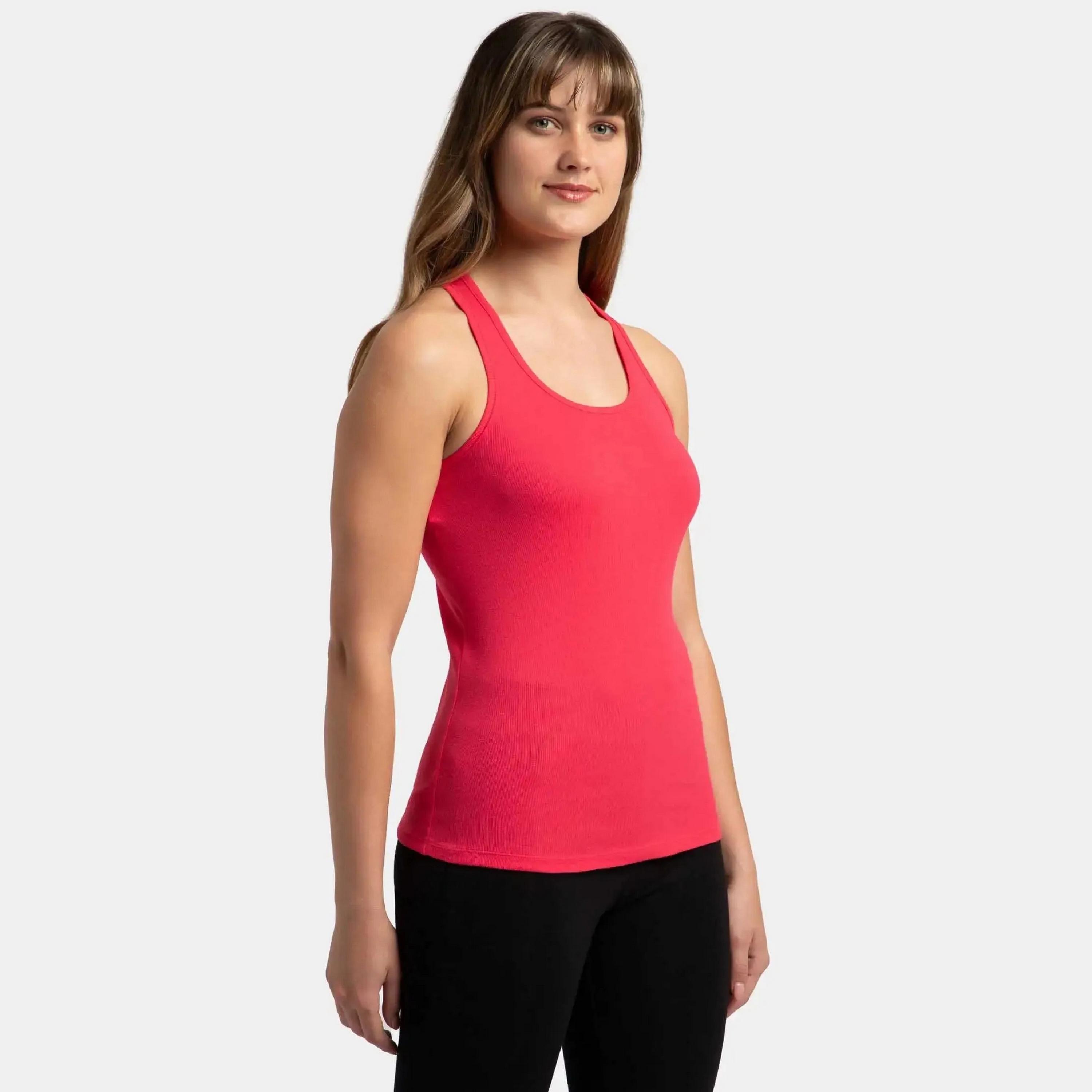 بلوزة بدون أكمام سادة بياقة دائرية من جوكي-women-clothing-lingerie-camisoles-image-27