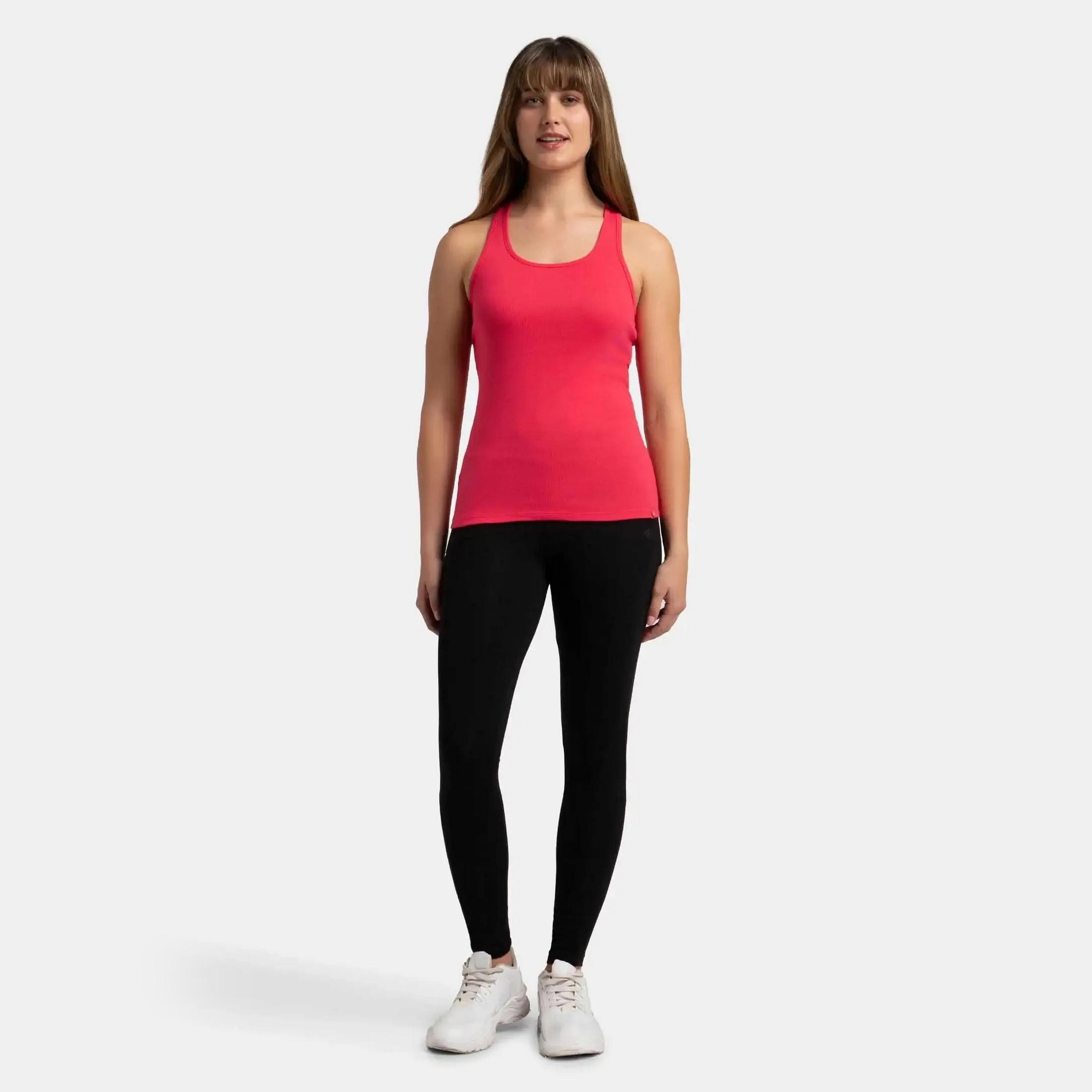 بلوزة بدون أكمام سادة بياقة دائرية من جوكي-women-clothing-lingerie-camisoles-image-28