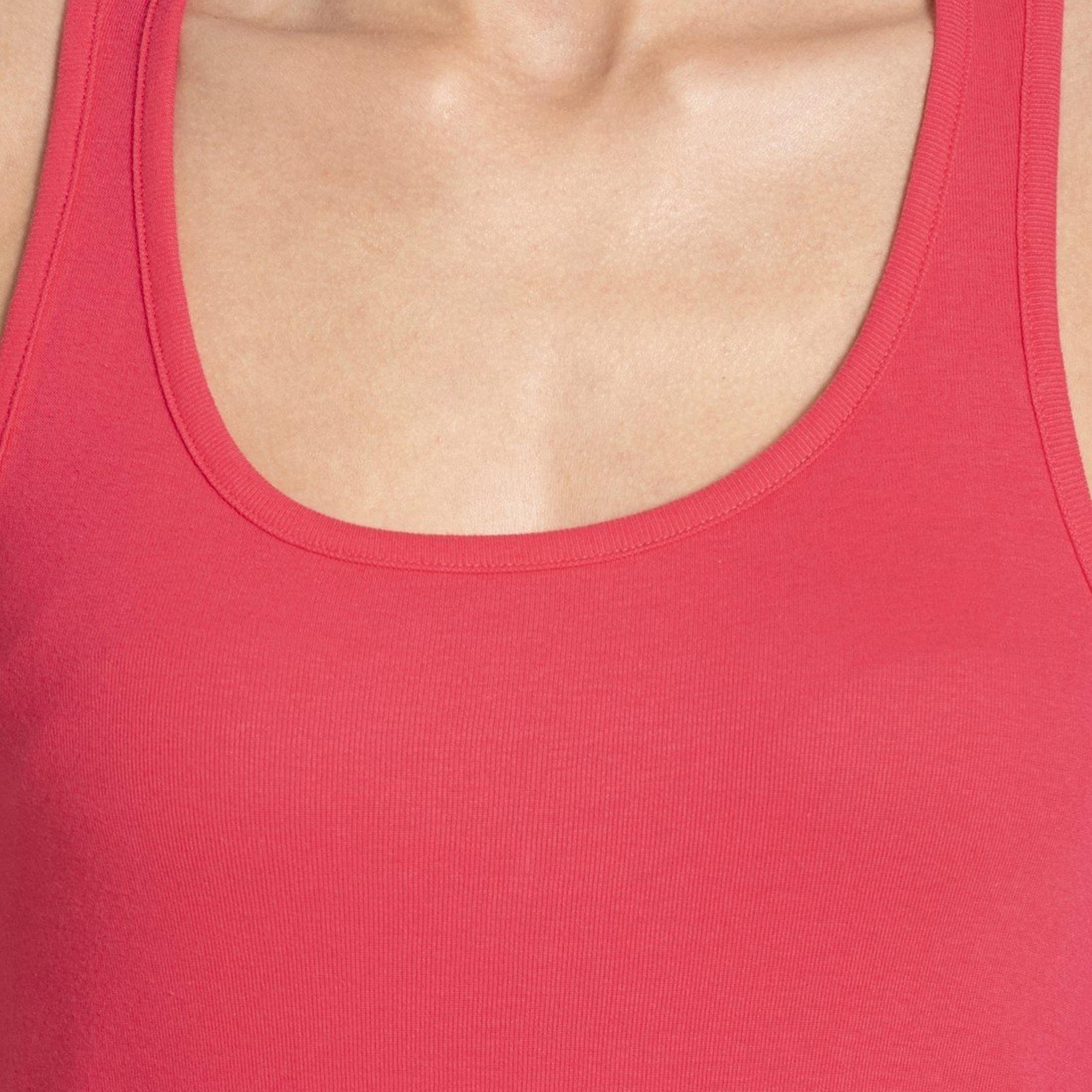 بلوزة بدون أكمام سادة بياقة دائرية من جوكي-women-clothing-lingerie-camisoles-image-29