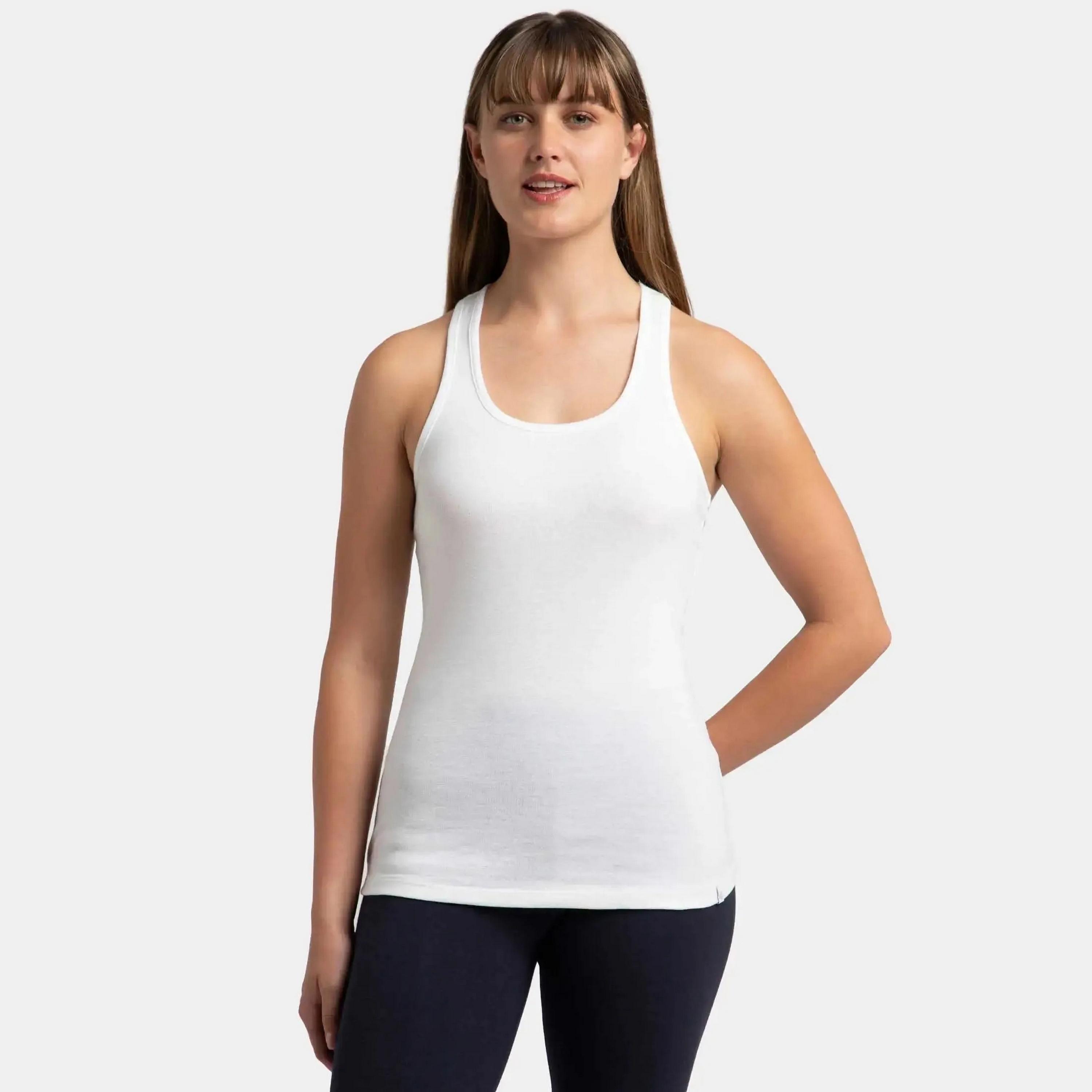 بلوزة بدون أكمام سادة بياقة دائرية من جوكي-women-clothing-lingerie-camisoles-image-31