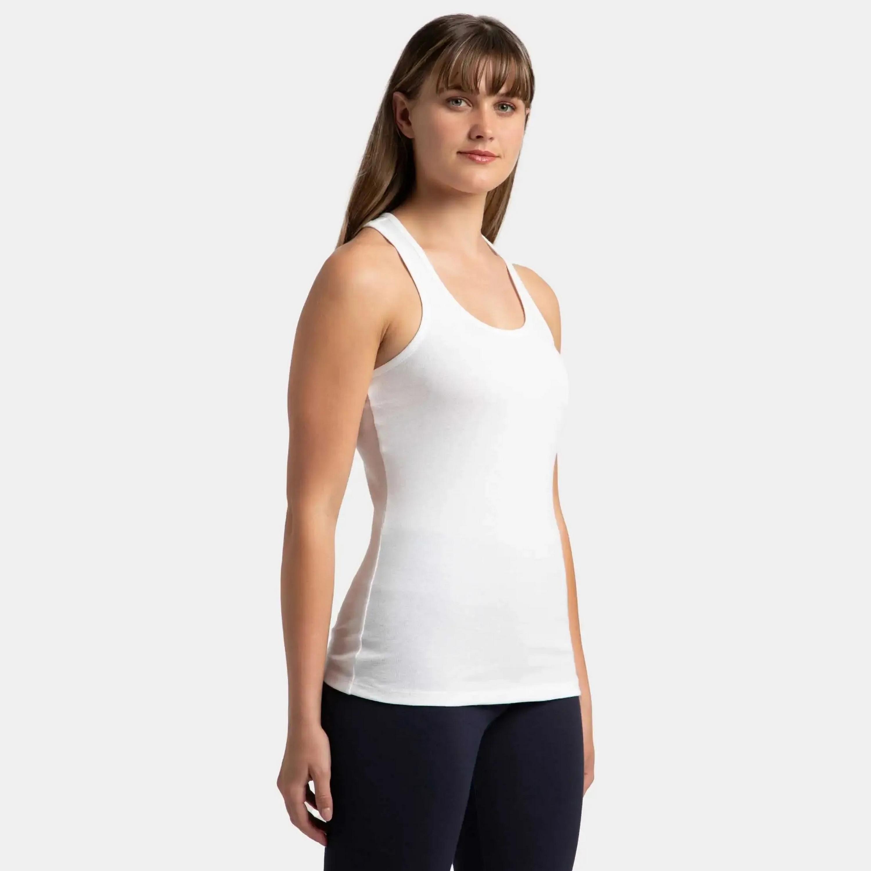 بلوزة بدون أكمام سادة بياقة دائرية من جوكي-women-clothing-lingerie-camisoles-image-34