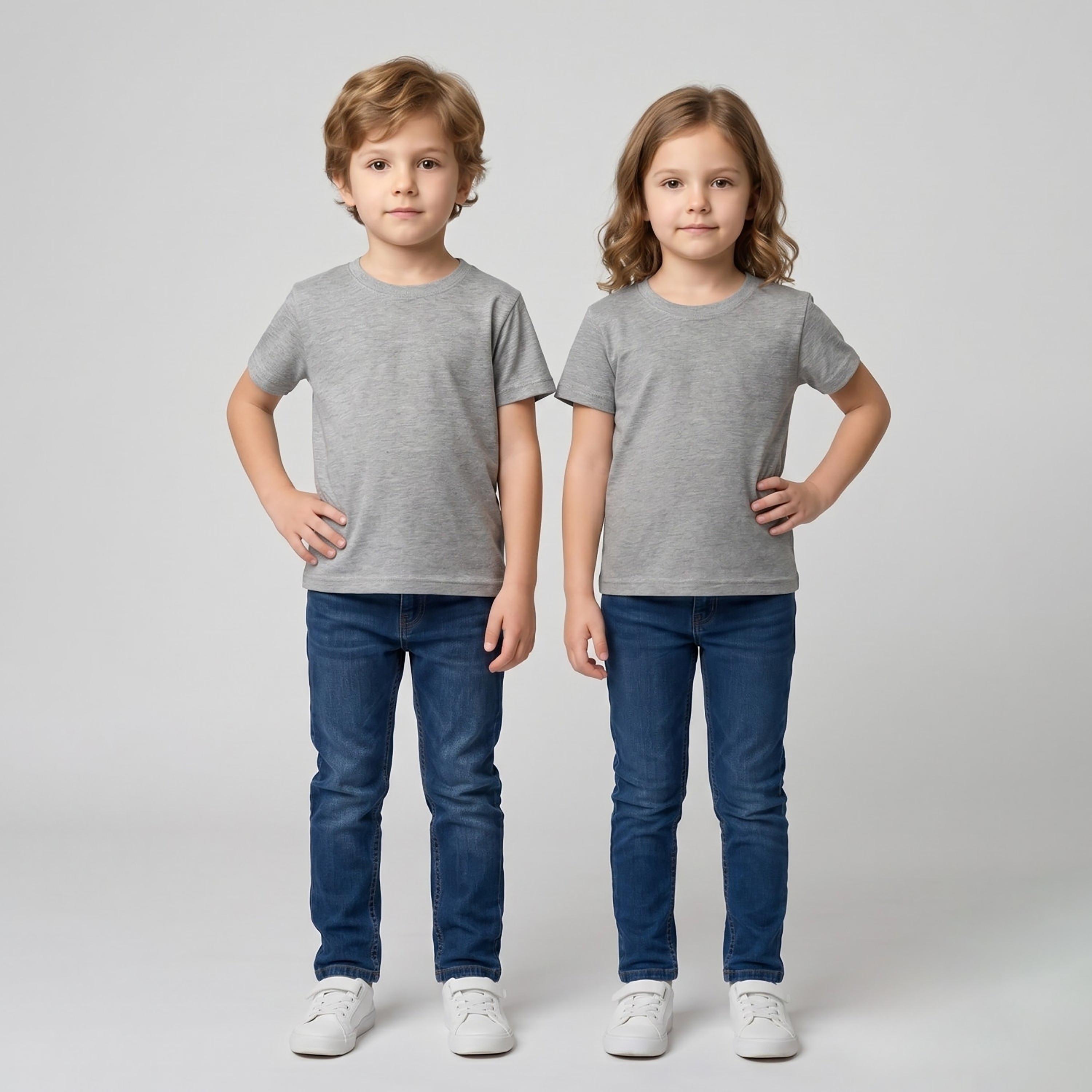 تيشيرت سادة بقصة عادية وأكمام قصيرة من بيبيكلو-boys-clothing-tshirtsandpolos-image-5