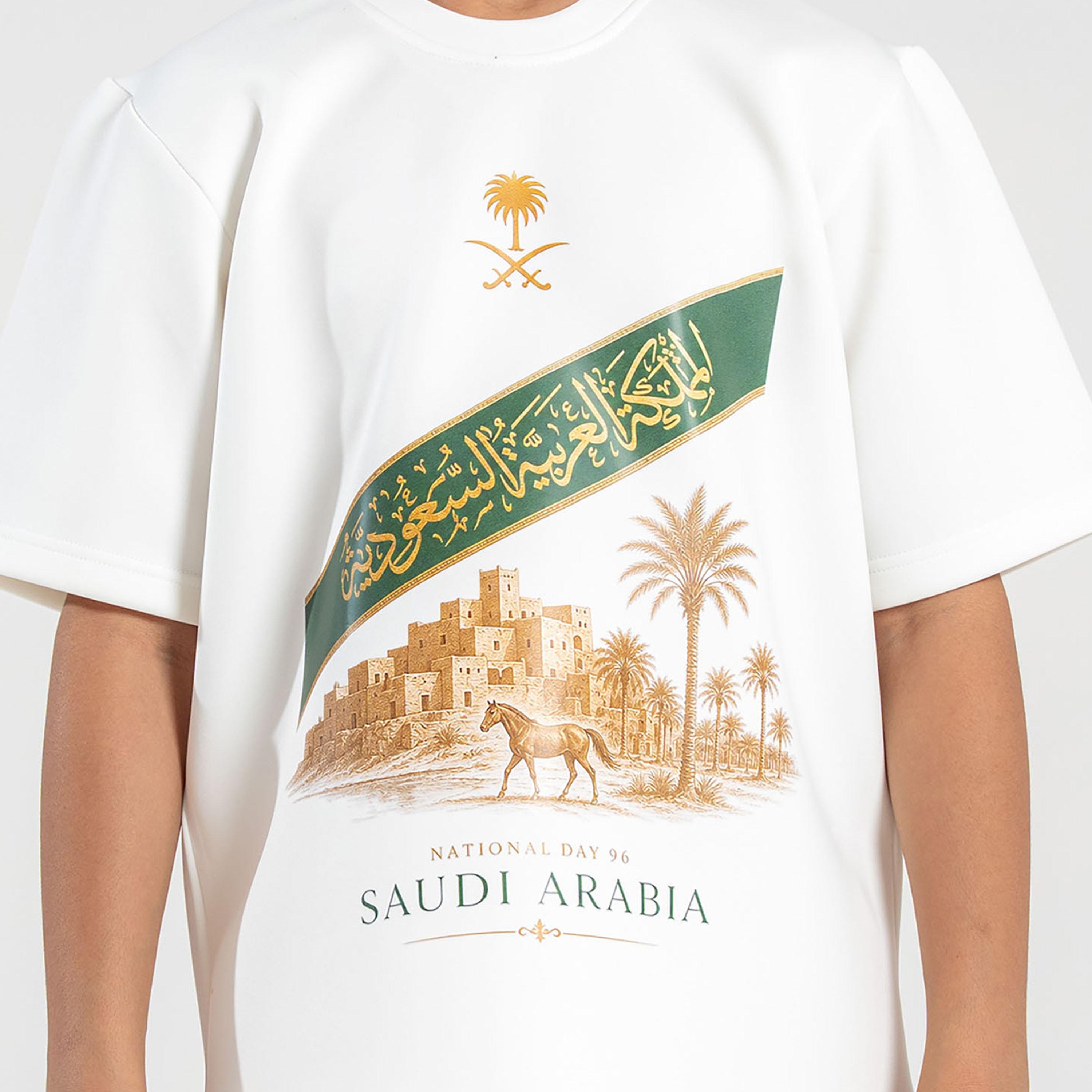 تيشيرت جرافيك اليوم الوطني بأكمام قصيرة ورقبة مستديرة من سانفن-boys-clothing-tshirtsandpolos-image-4