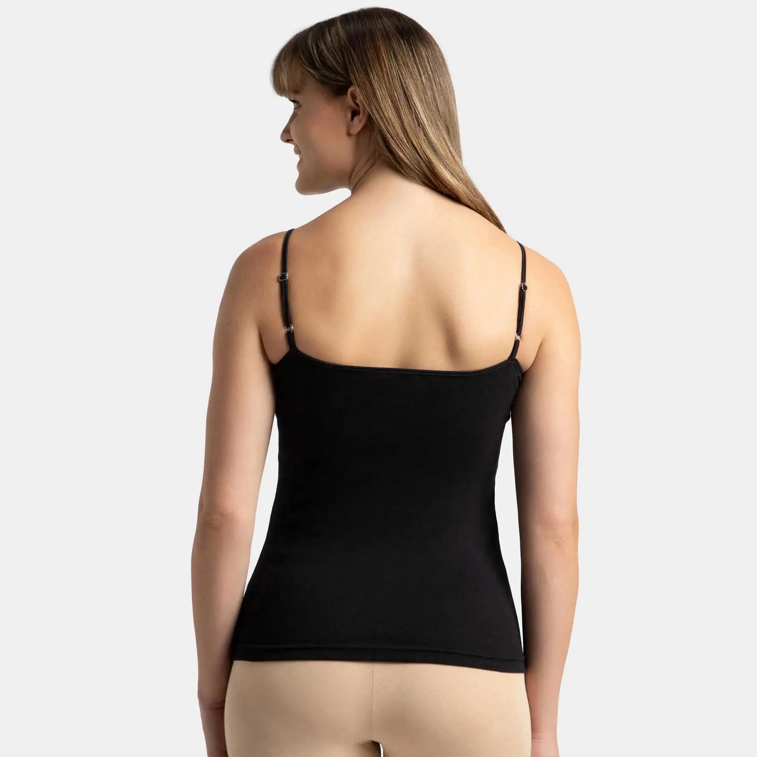 بلوزة سباجيتي نسائية سادة بحمالات كتف من جوكي-women-clothing-lingerie-camisoles-image-2