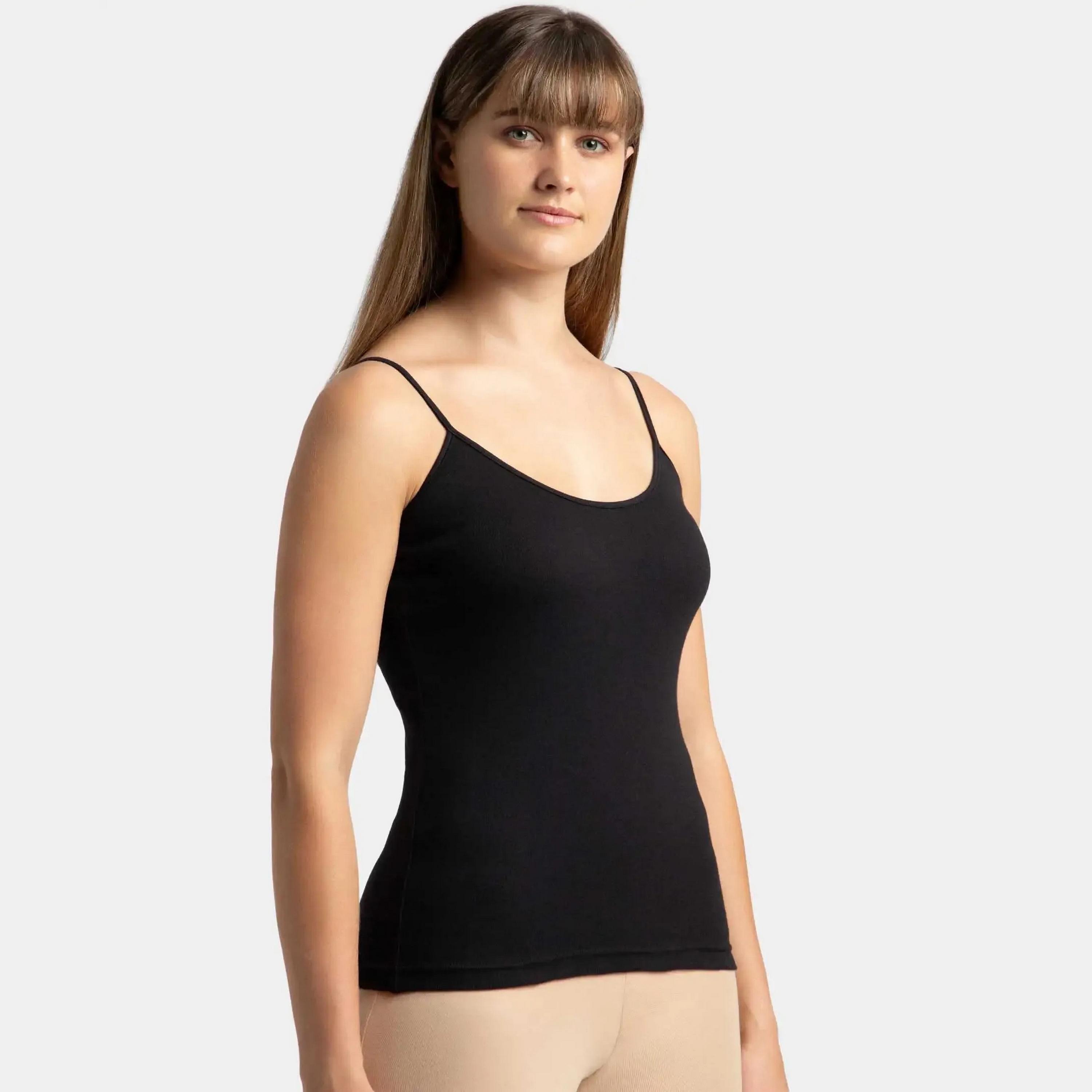 بلوزة سباجيتي نسائية سادة بحمالات كتف من جوكي-women-clothing-lingerie-camisoles-image-3