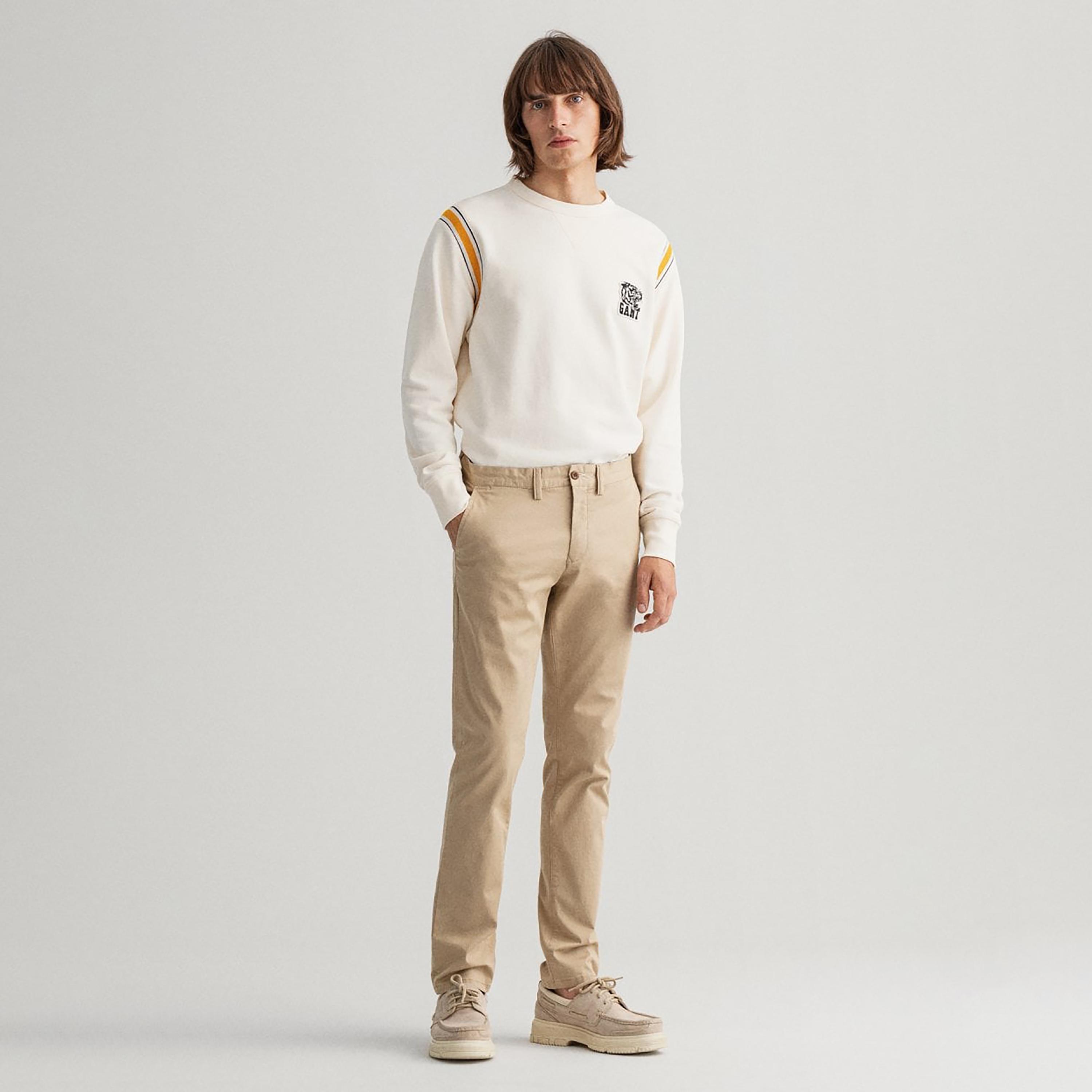 Gant Plain Mid-Rise Buttoned Chinos-men-clothing-bottoms-trousersandchinos-chinos-image-2